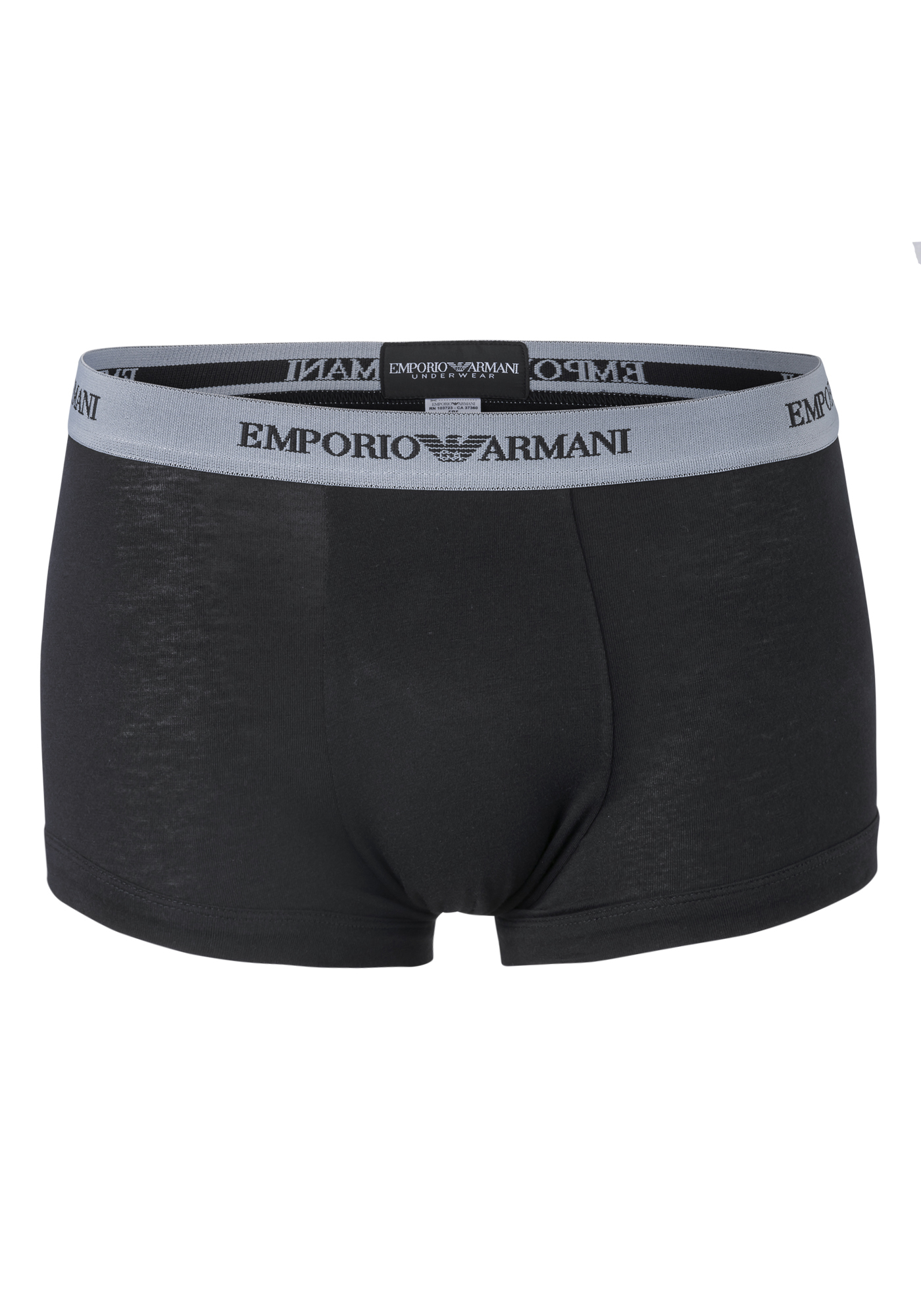 Emporio Armani Trunks Essential Core (3-pack), heren boxers kort, zwart 