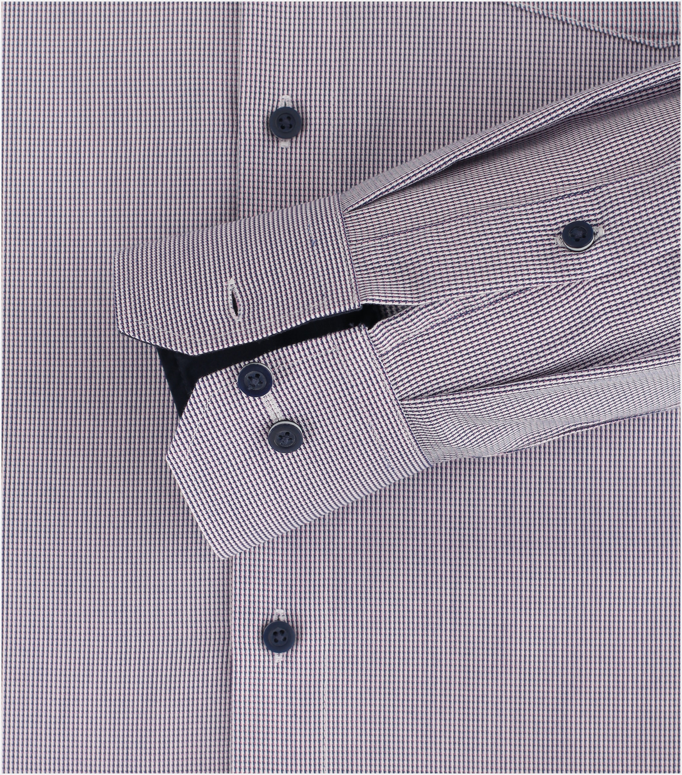 Redmond modern fit overhemd, popeline, paars