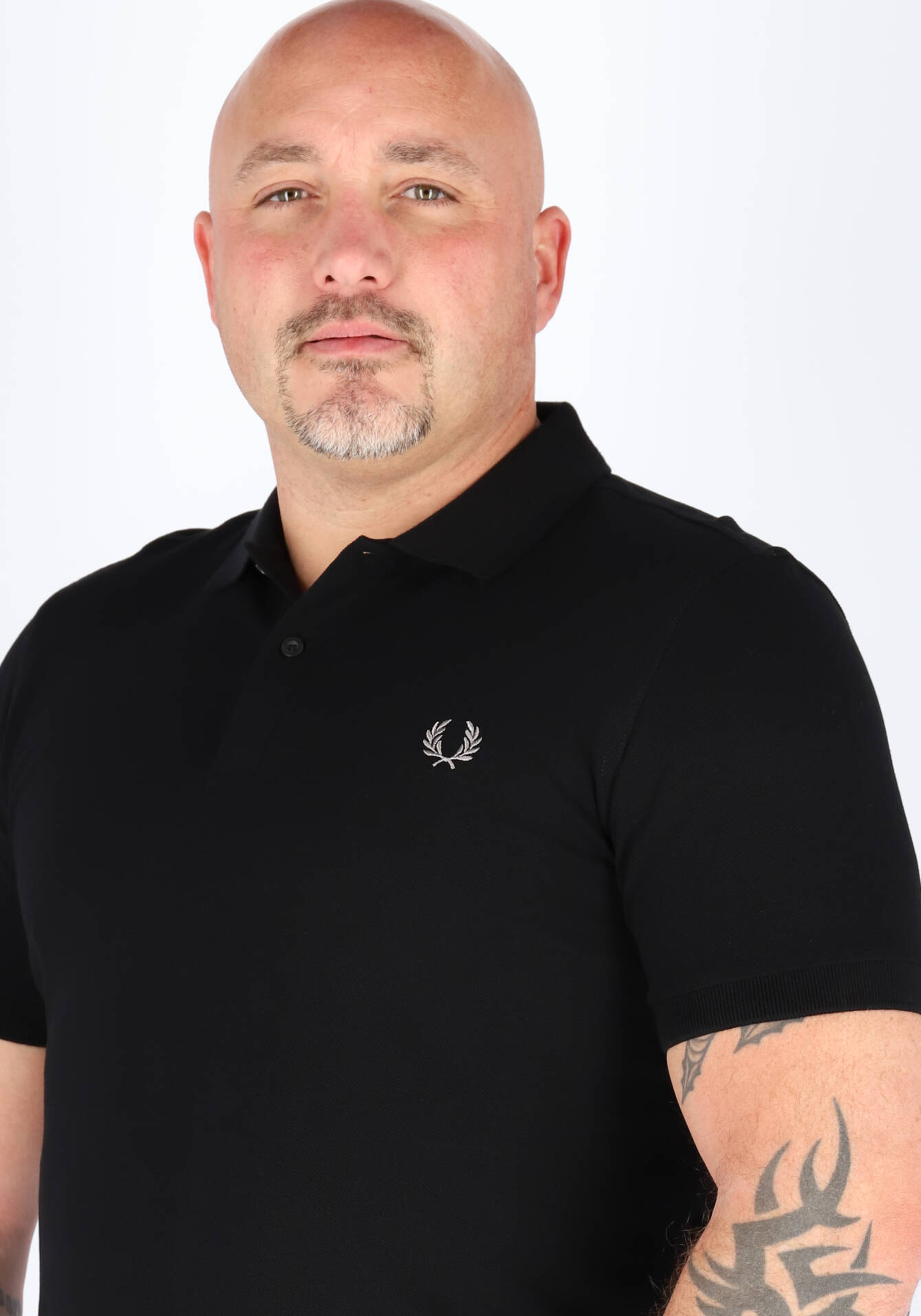 Fred Perry M6000 polo shirt, heren polo black, zwart