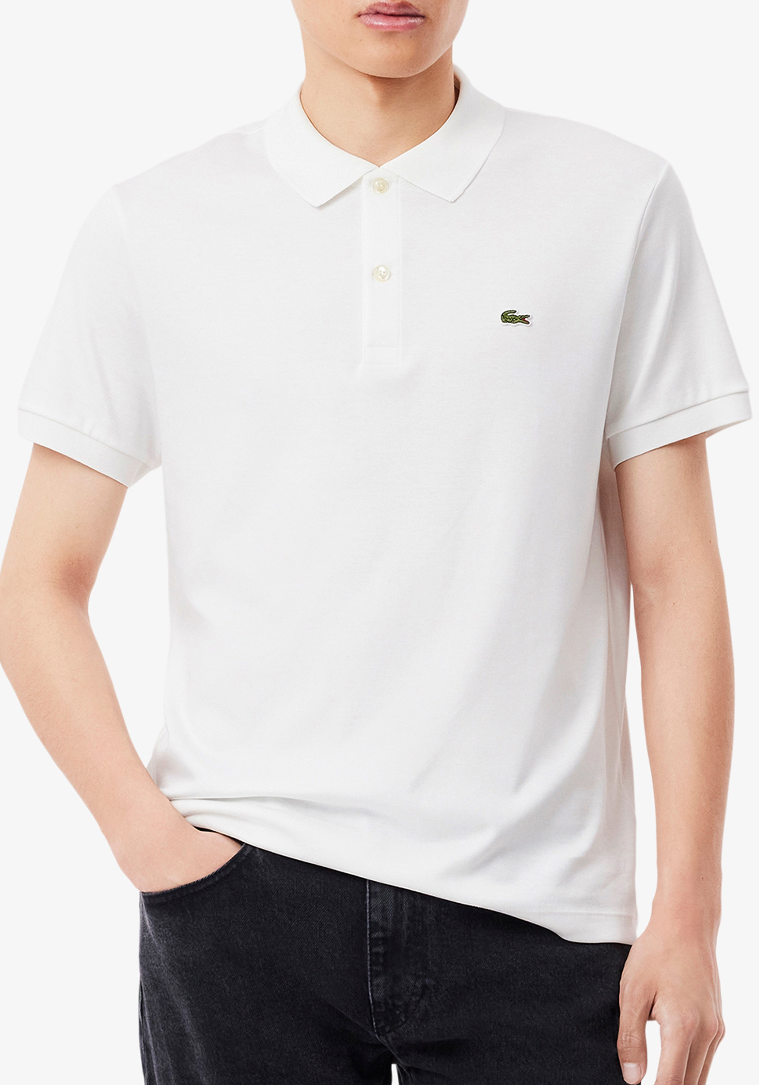 Lacoste Ultra Soft Polo Regular Fit, wit