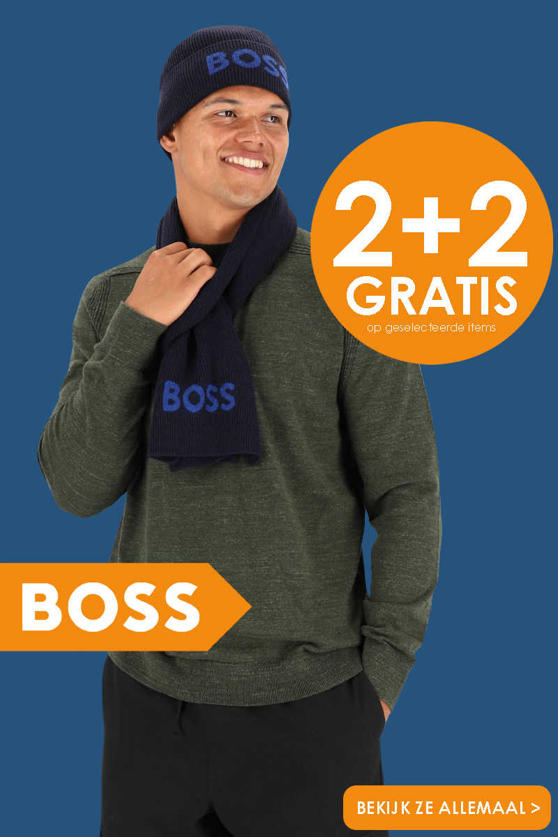 Boss 2 plus 2 gratis bij HemdVoorHem, bekijk ze allemaal! Boss 2 plus 2 gratis bij HemdVoorHem, bekijk ze allemaal!
