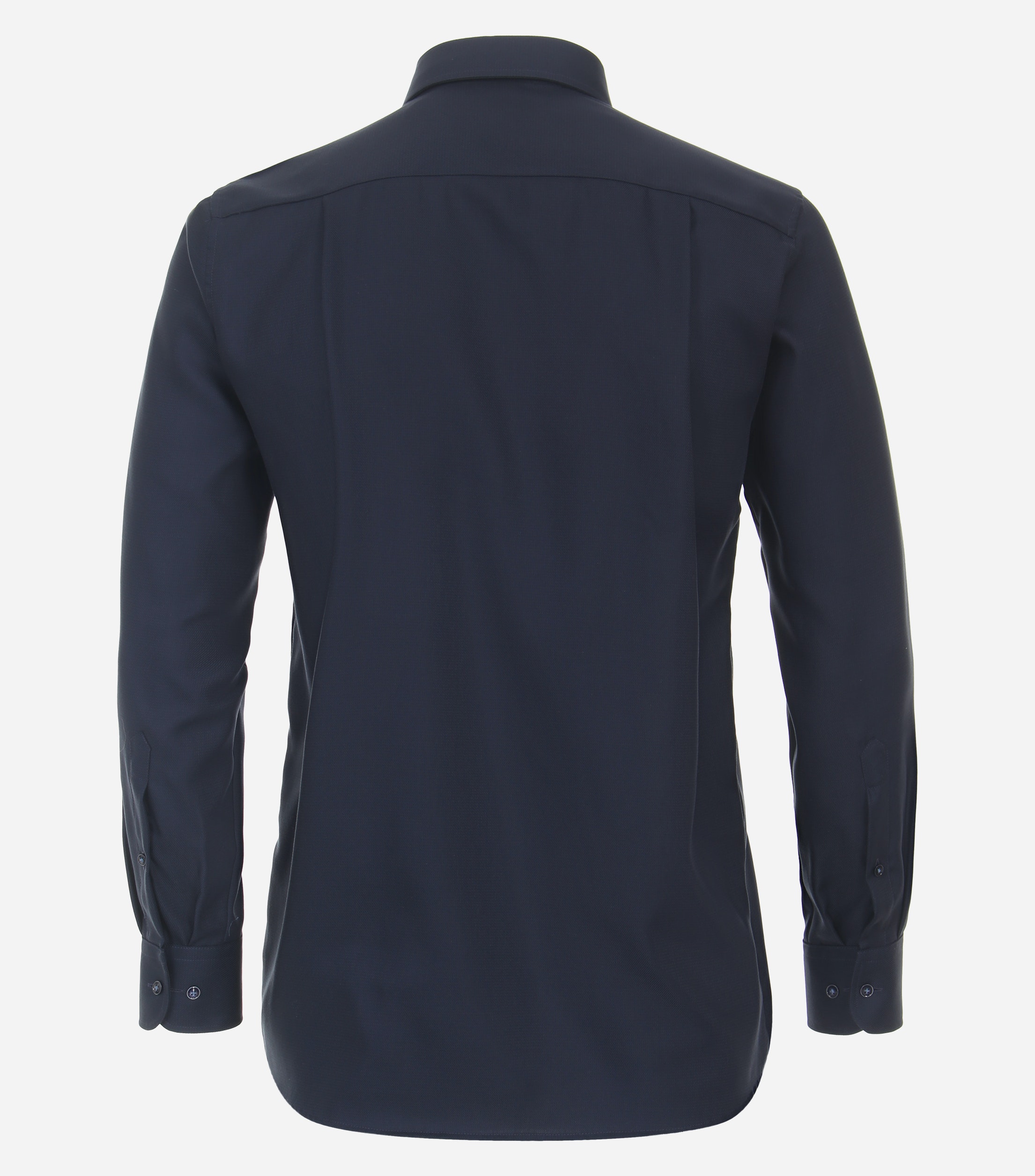 CASA MODA comfort fit overhemd, structuur, blauw