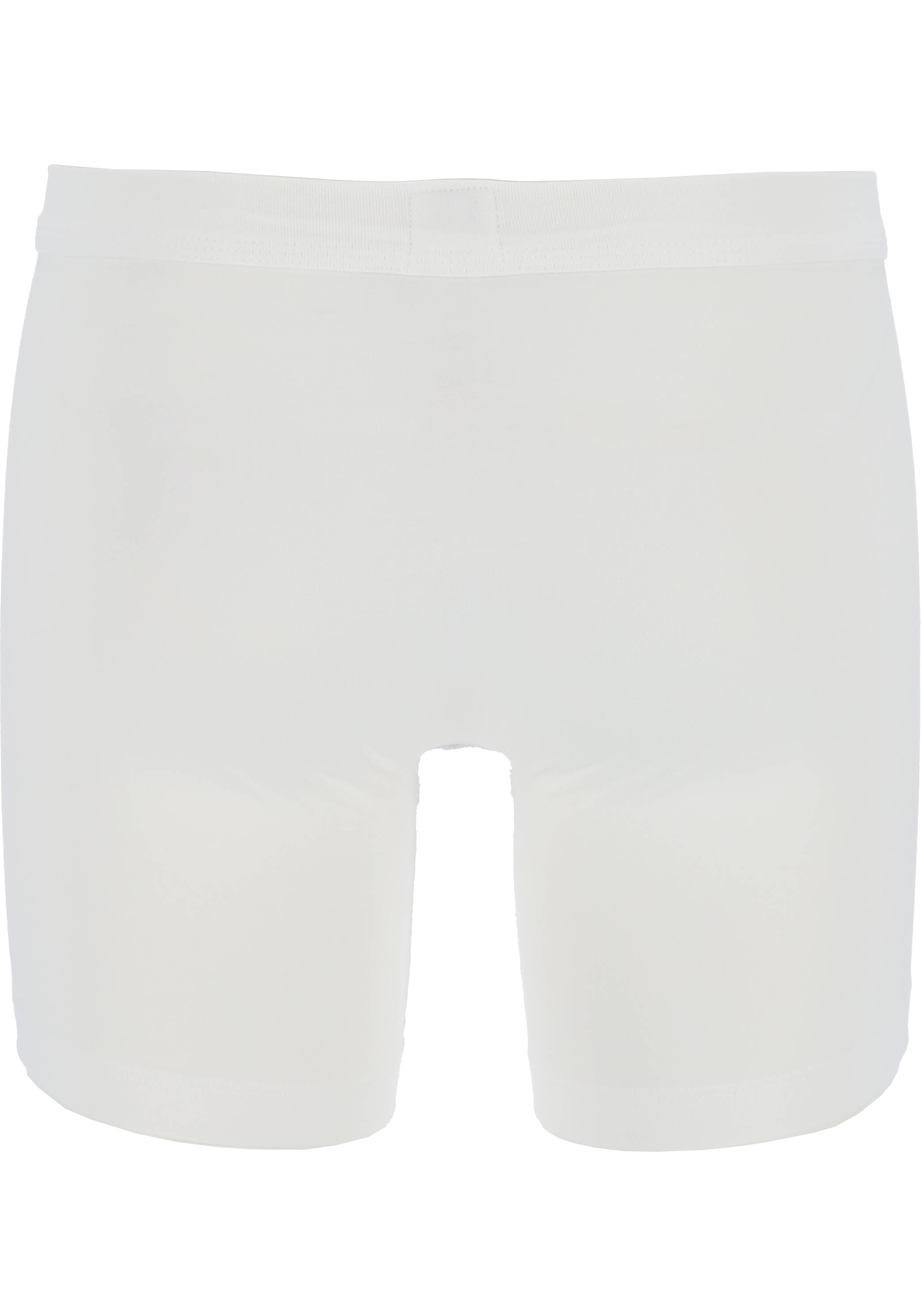 SCHIESSER Long Life Cotton shorts (1-pack), lang met gulp, wit