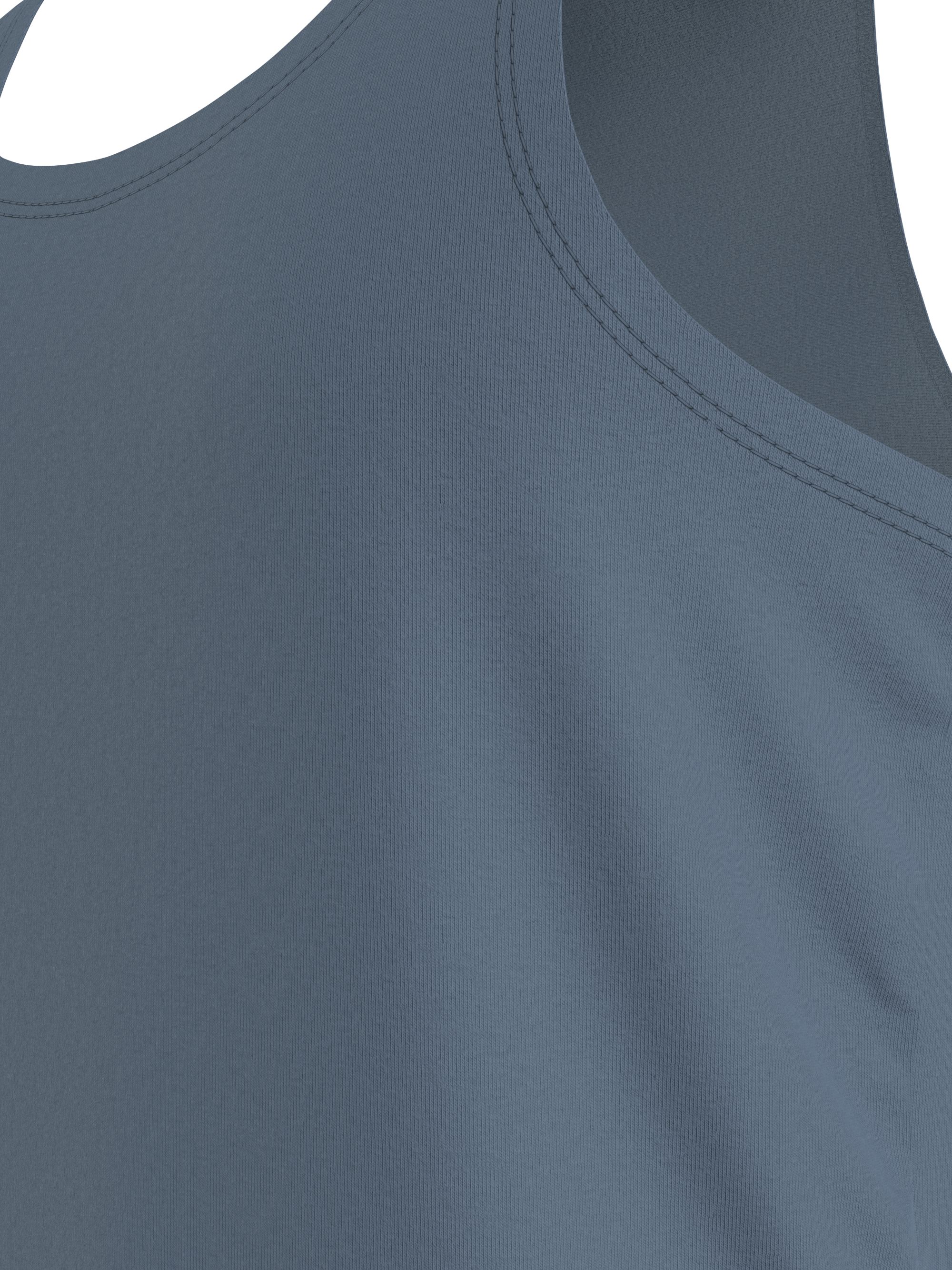 Tommy Hilfiger tanktop (2-pack), heren singlet, grijsblauw, zwart