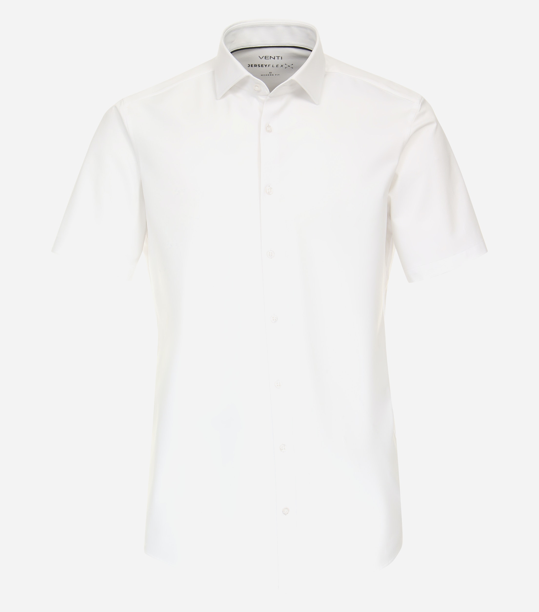 VENTI modern fit overhemd, jersey, wit