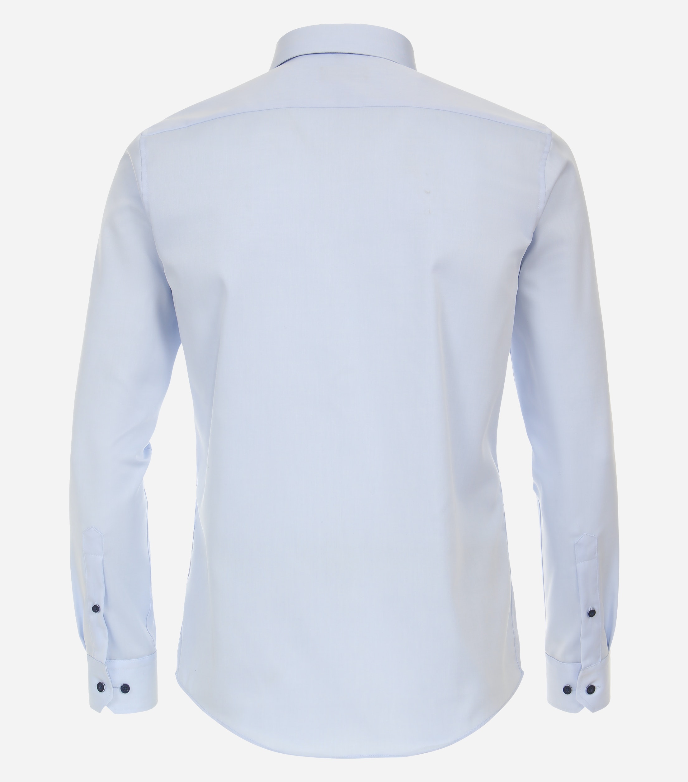 Redmond slim fit overhemd, popeline, blauw