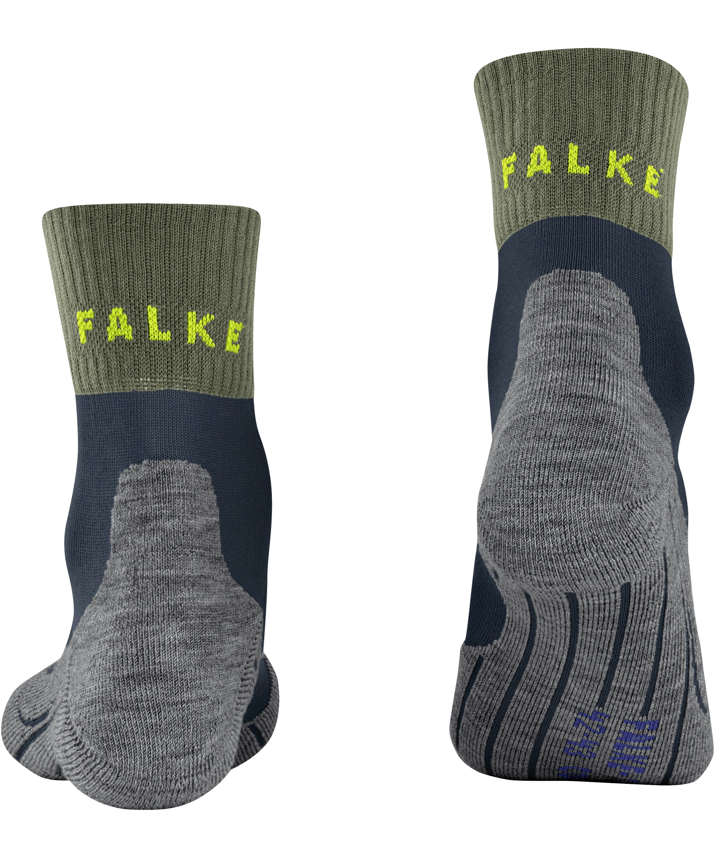 FALKE TK2 Explore Cool Short heren trekking sokken kort, blauw (space blue)