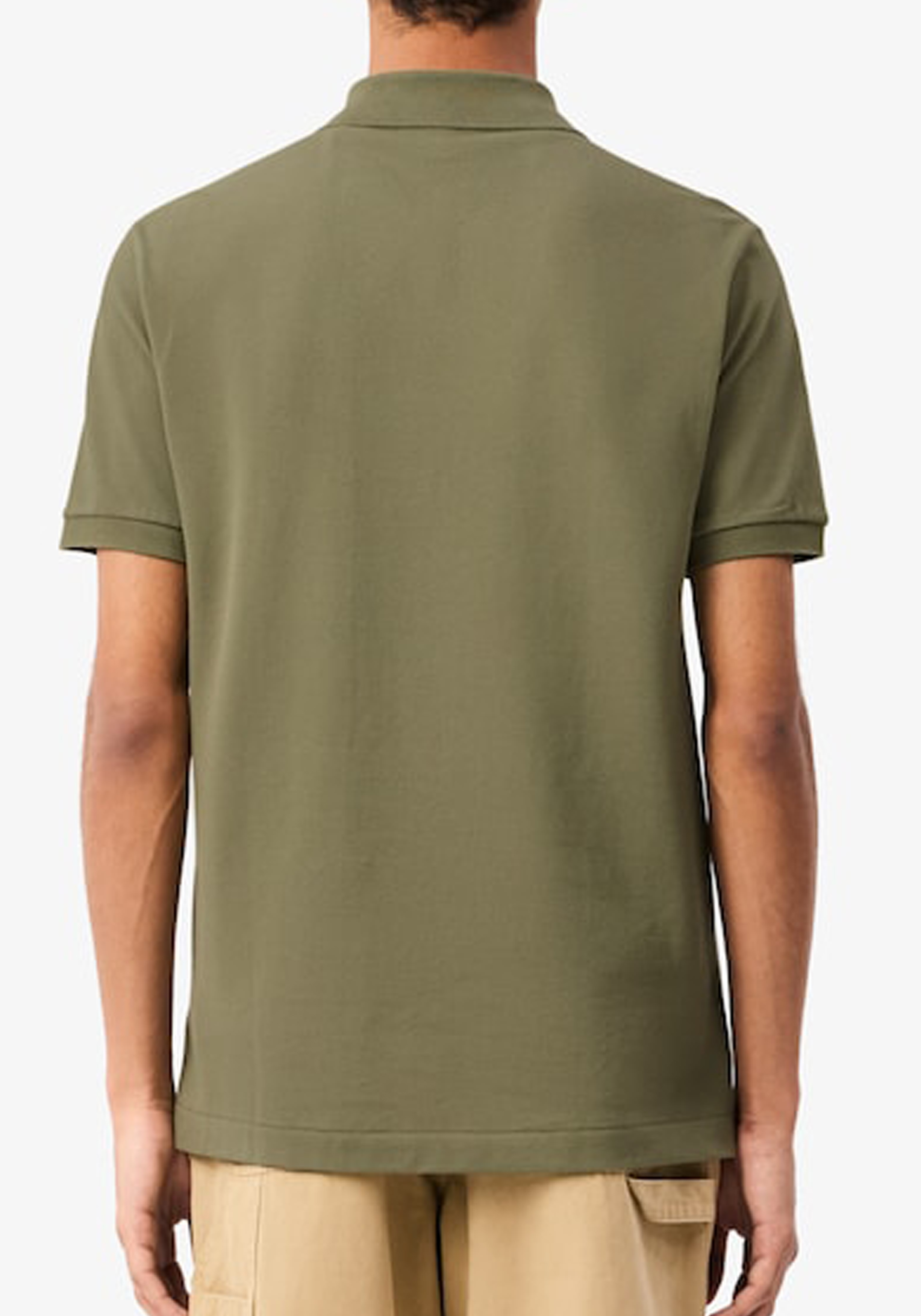 Lacoste Classic Fit polo, kaki groen