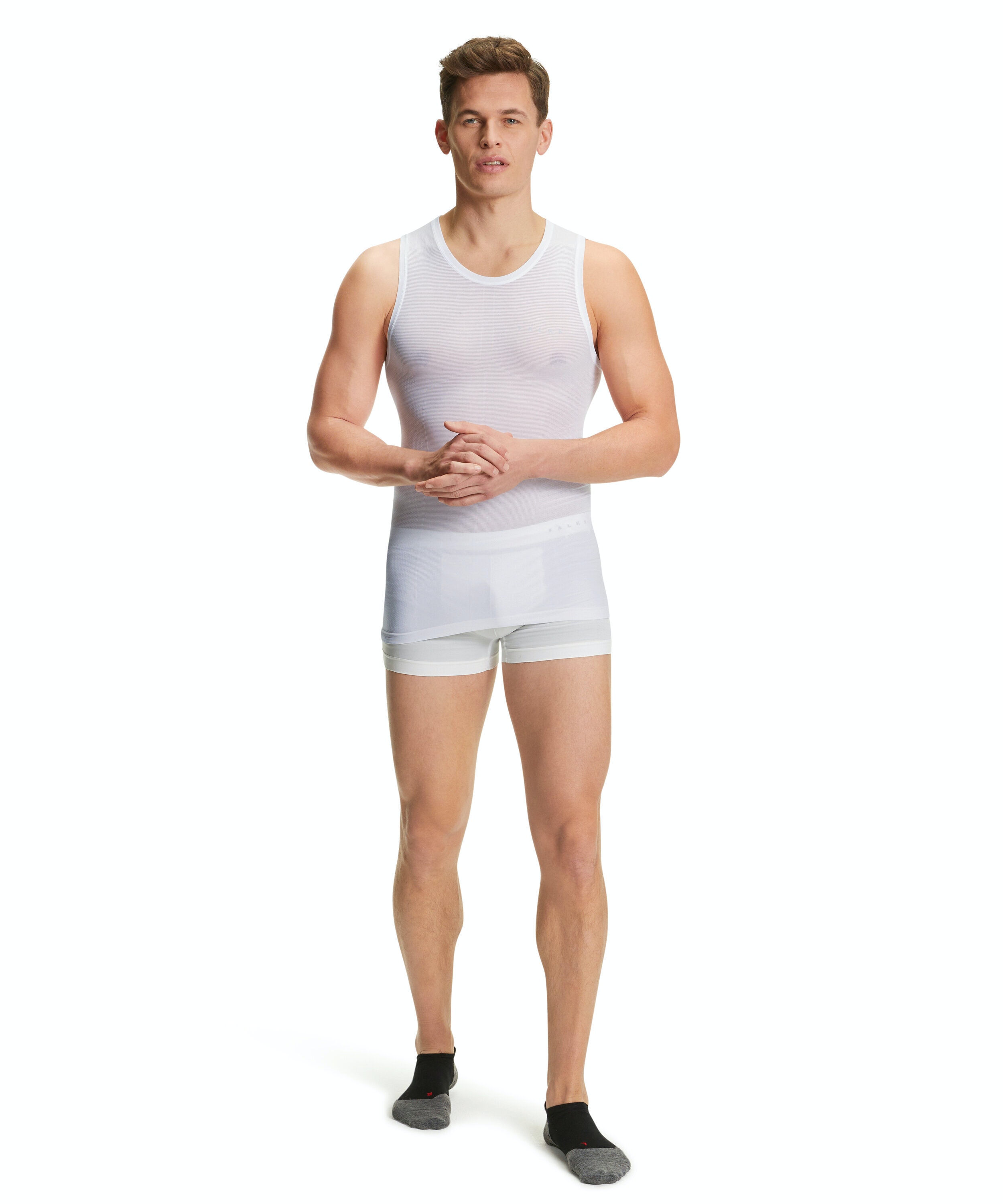 FALKE heren singlet Ultralight Cool, thermoshirt, wit (white)