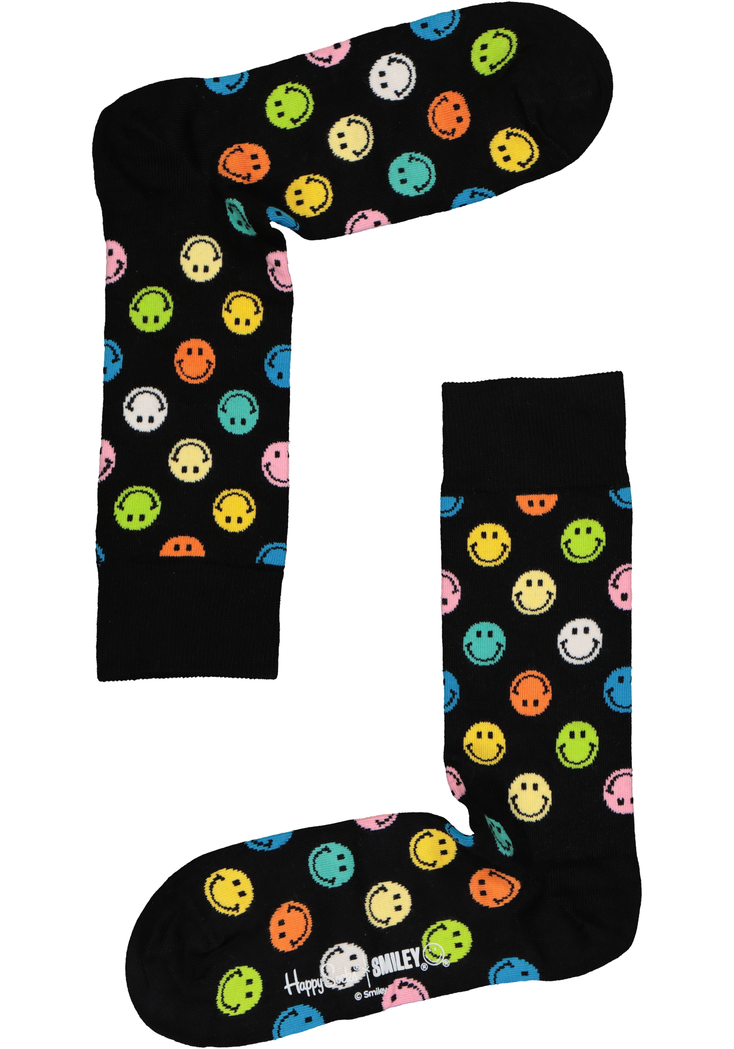 Happy Socks Smiley Gift Set (3-pack), blije voeten 
