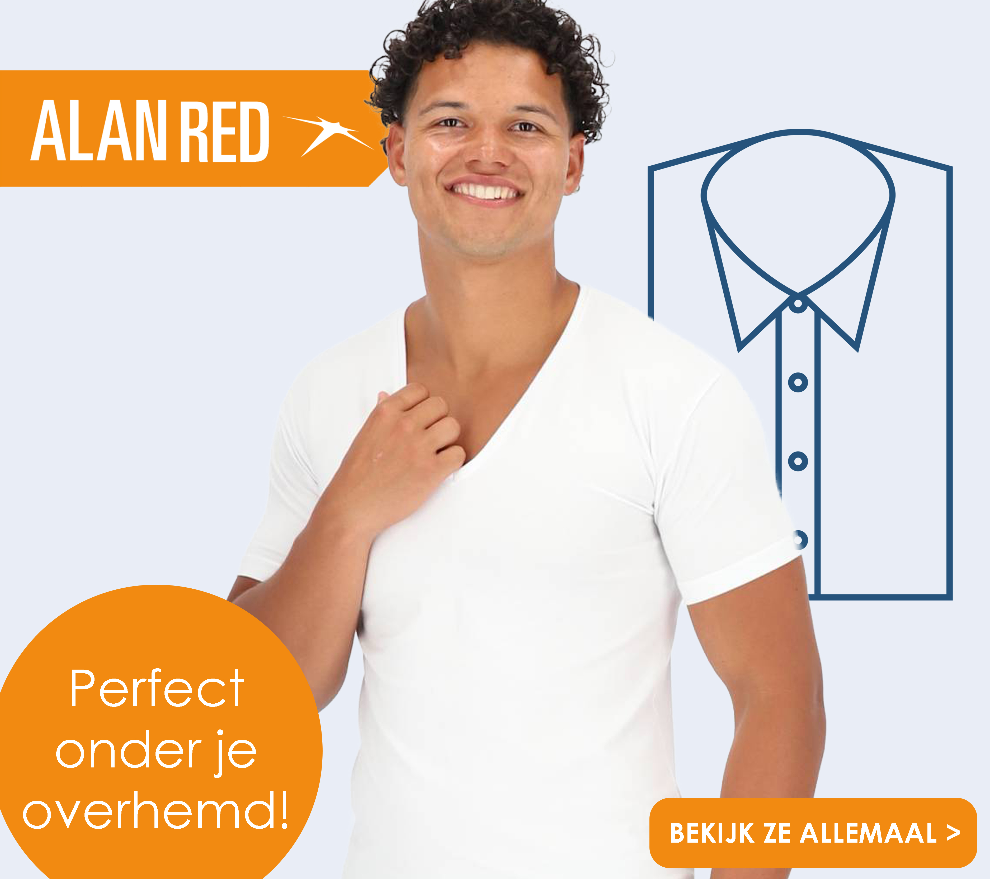 Perfect onder je overhemd: Alan Red, bekijk ze allemaal!