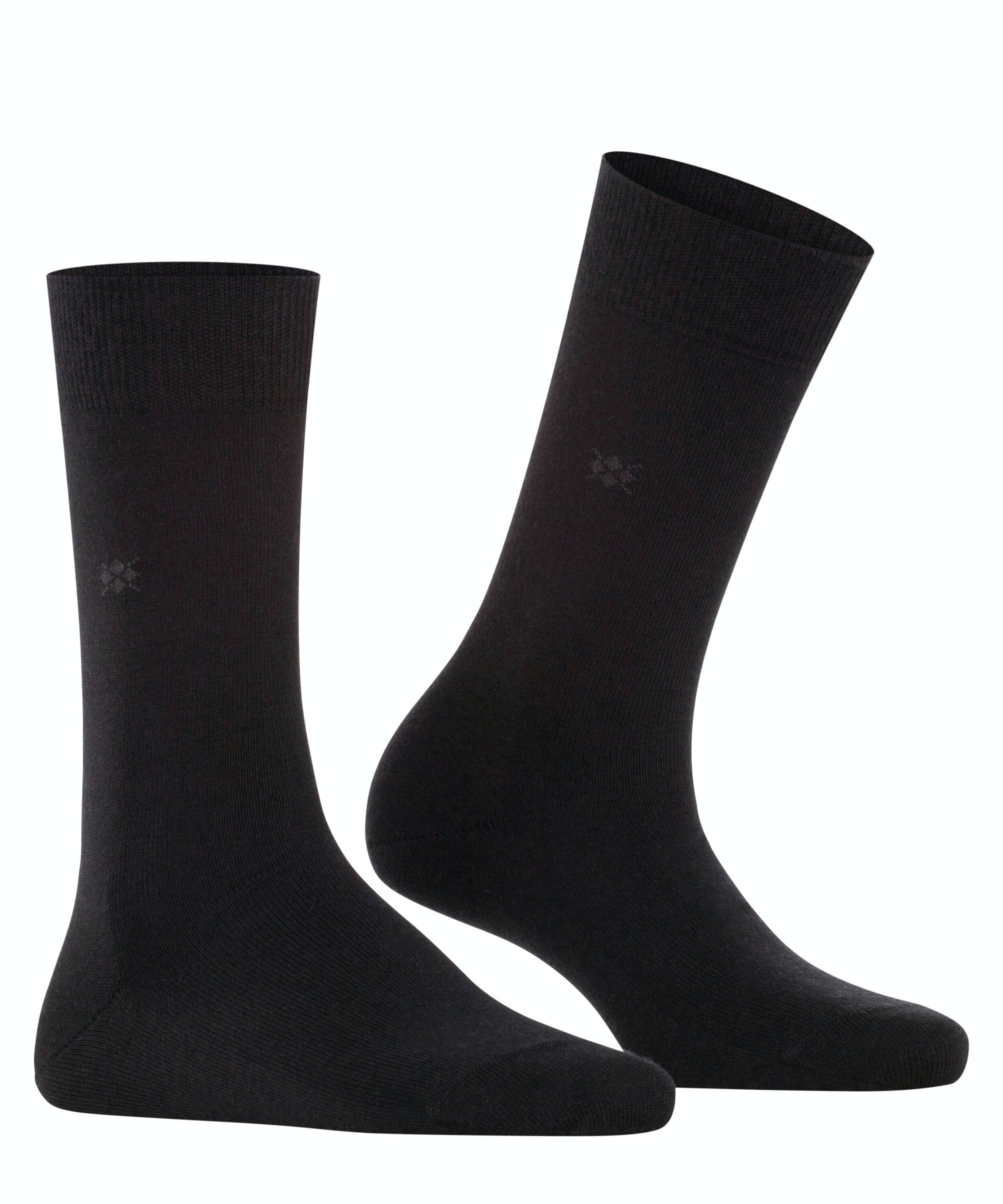 Burlington Bloomsbury damessokken, zwart (black)