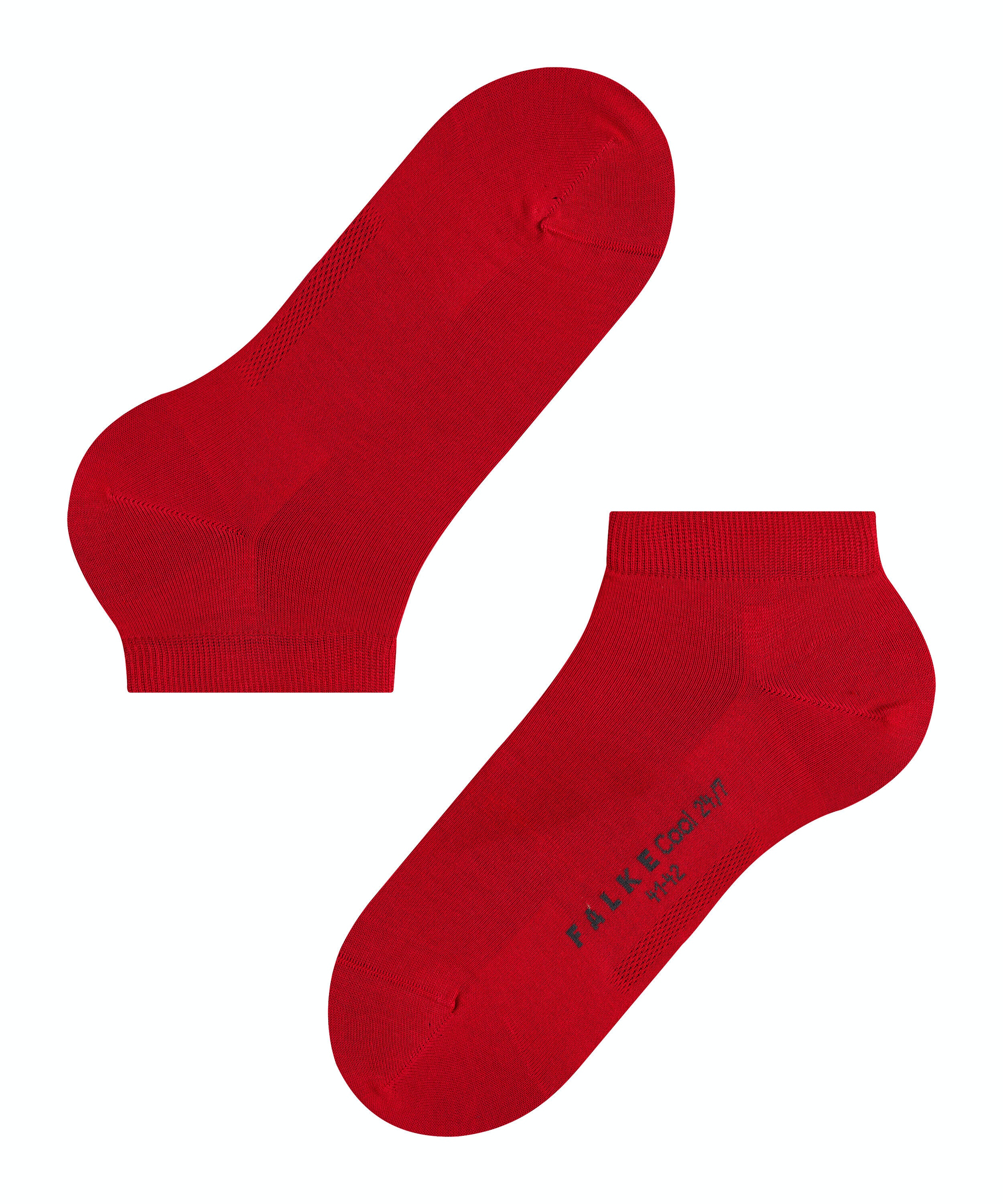 FALKE Cool 24/7 heren sneakersokken, rood (scarlet)