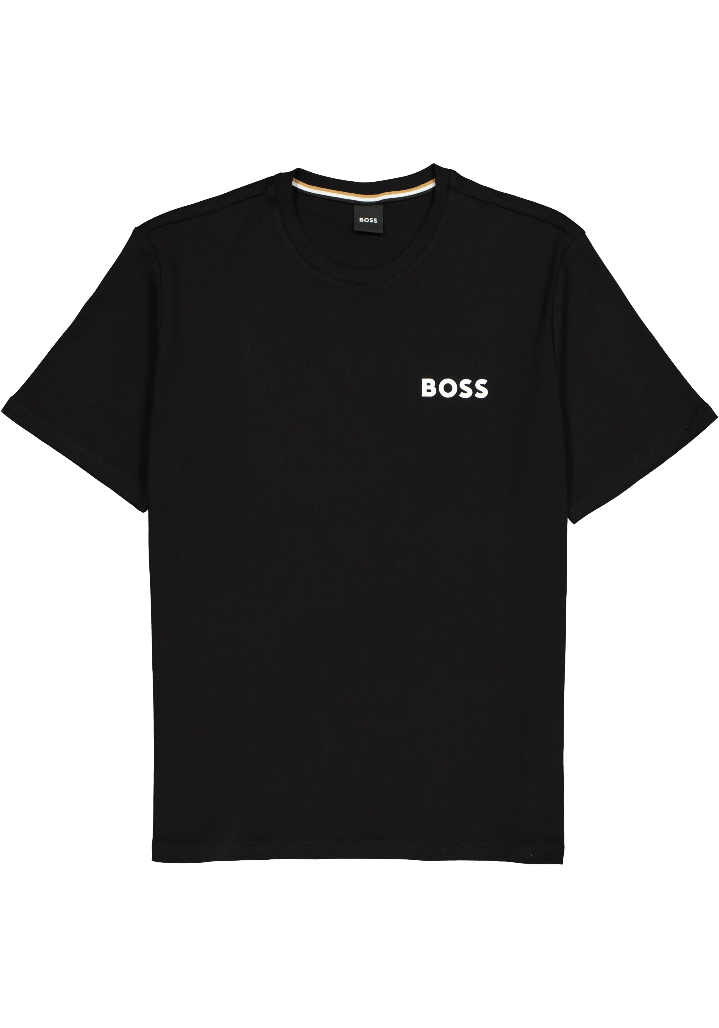 BOSS Relax Short Set, heren shortama set, beige dessin