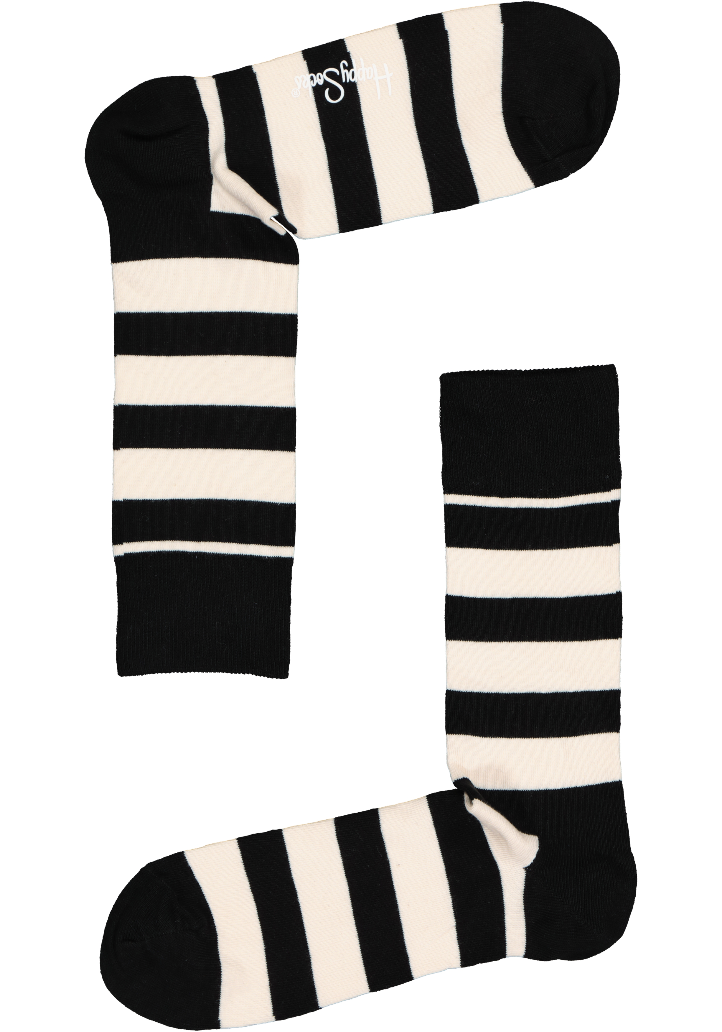 Happy Socks Classic Black & White Socks Gift Set (4-pack)