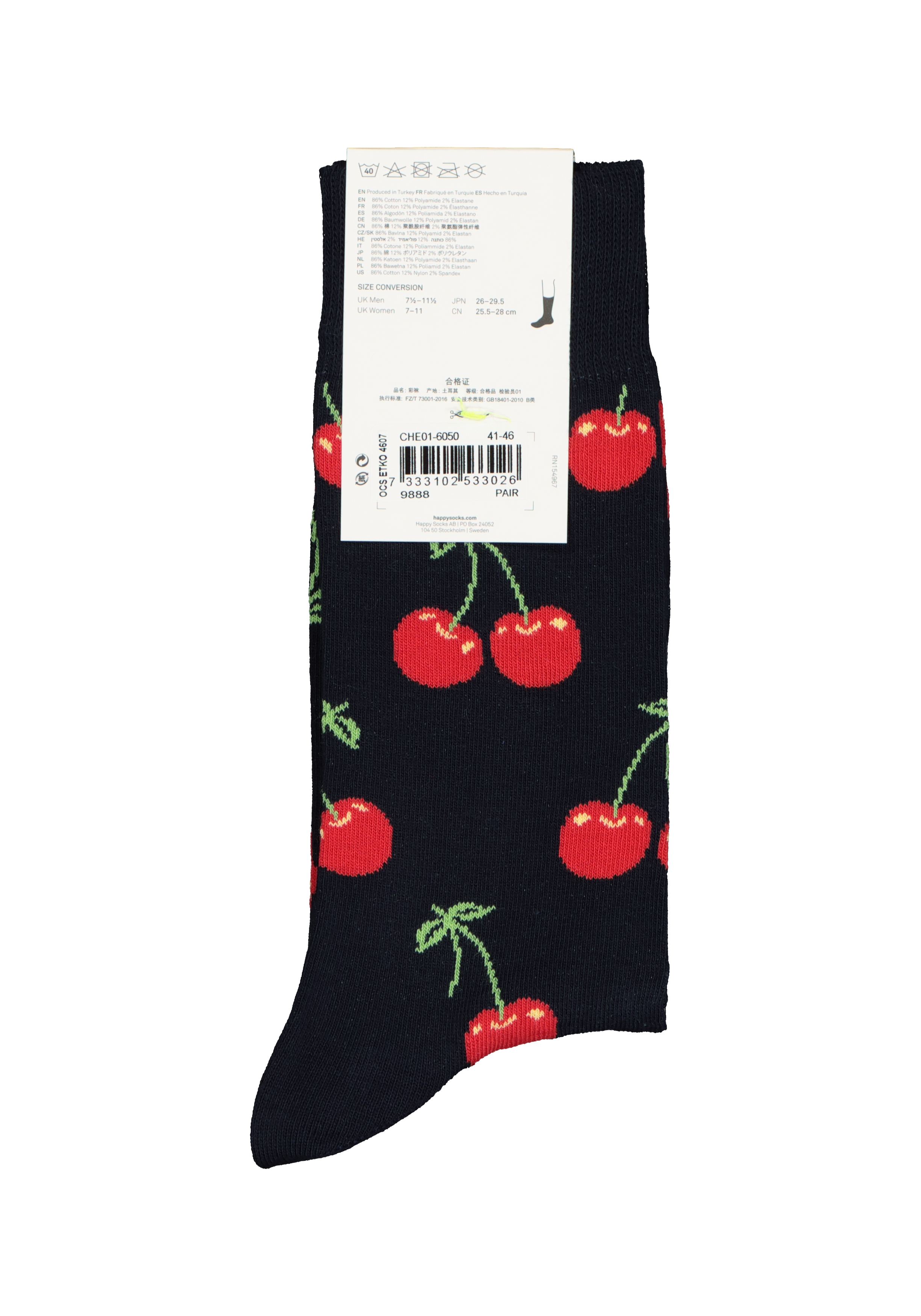 Happy Socks Cherry Sock, unisex sokken