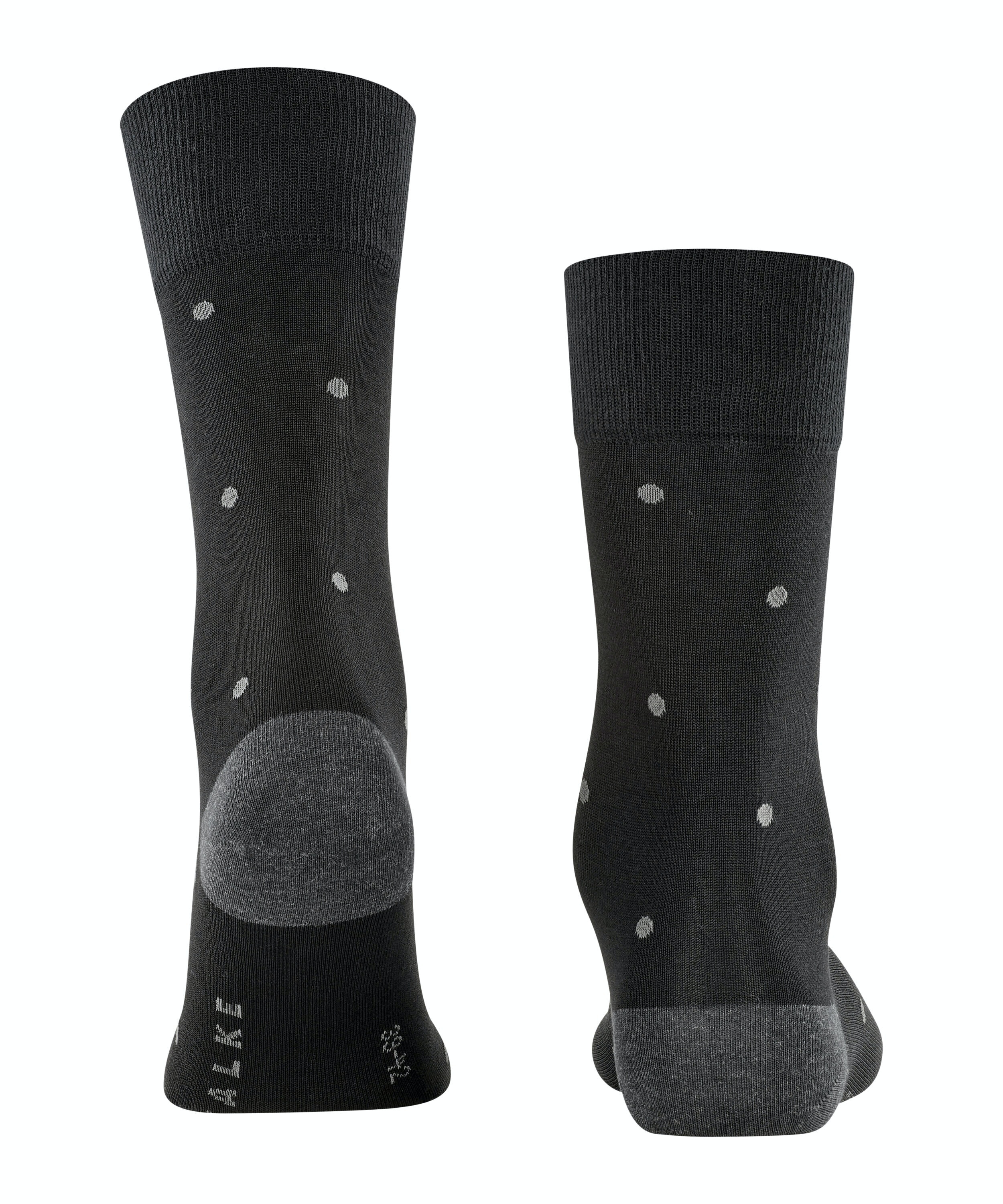 FALKE Dot herensokken, antraciet grijs (anthracite mel.)