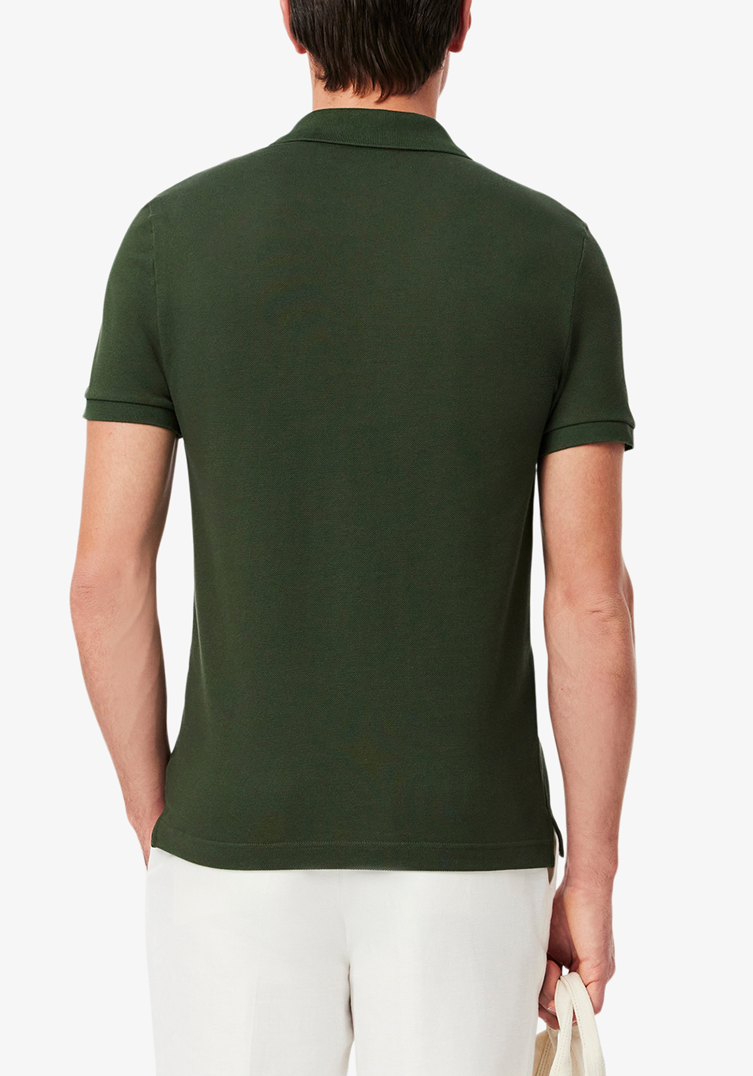 Lacoste Slim Fit polo, army groen