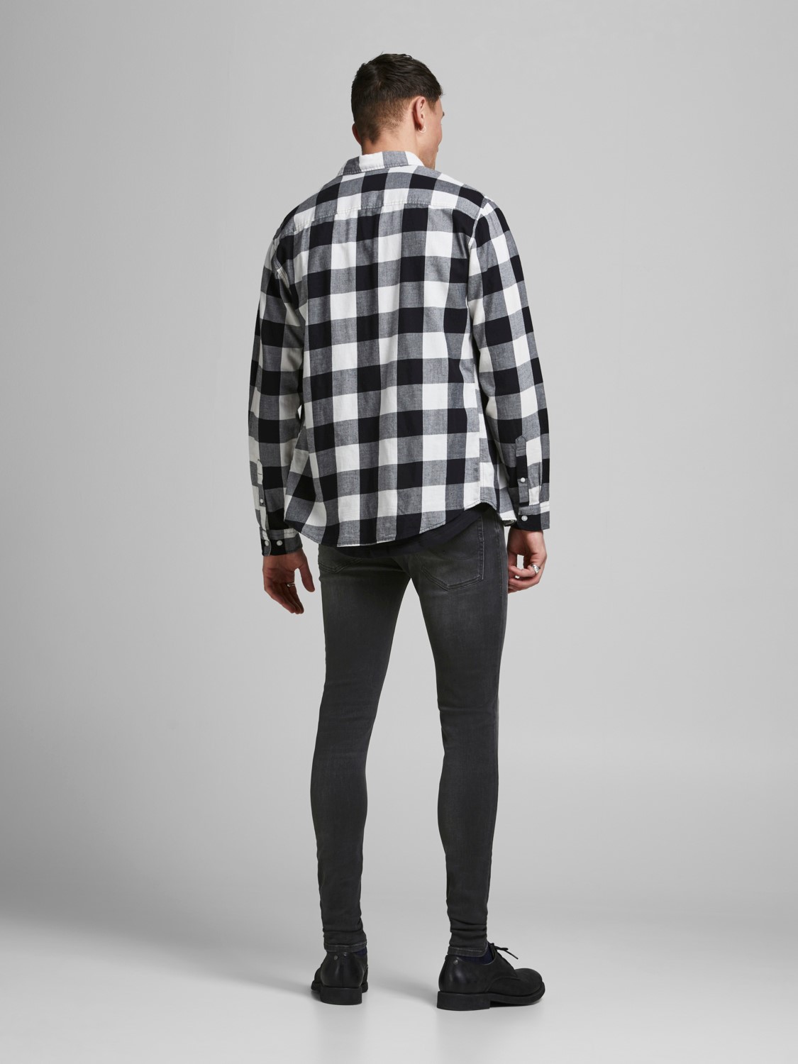 JACK & JONES Tom Original Jos loose fit, heren jeans, zwart denim