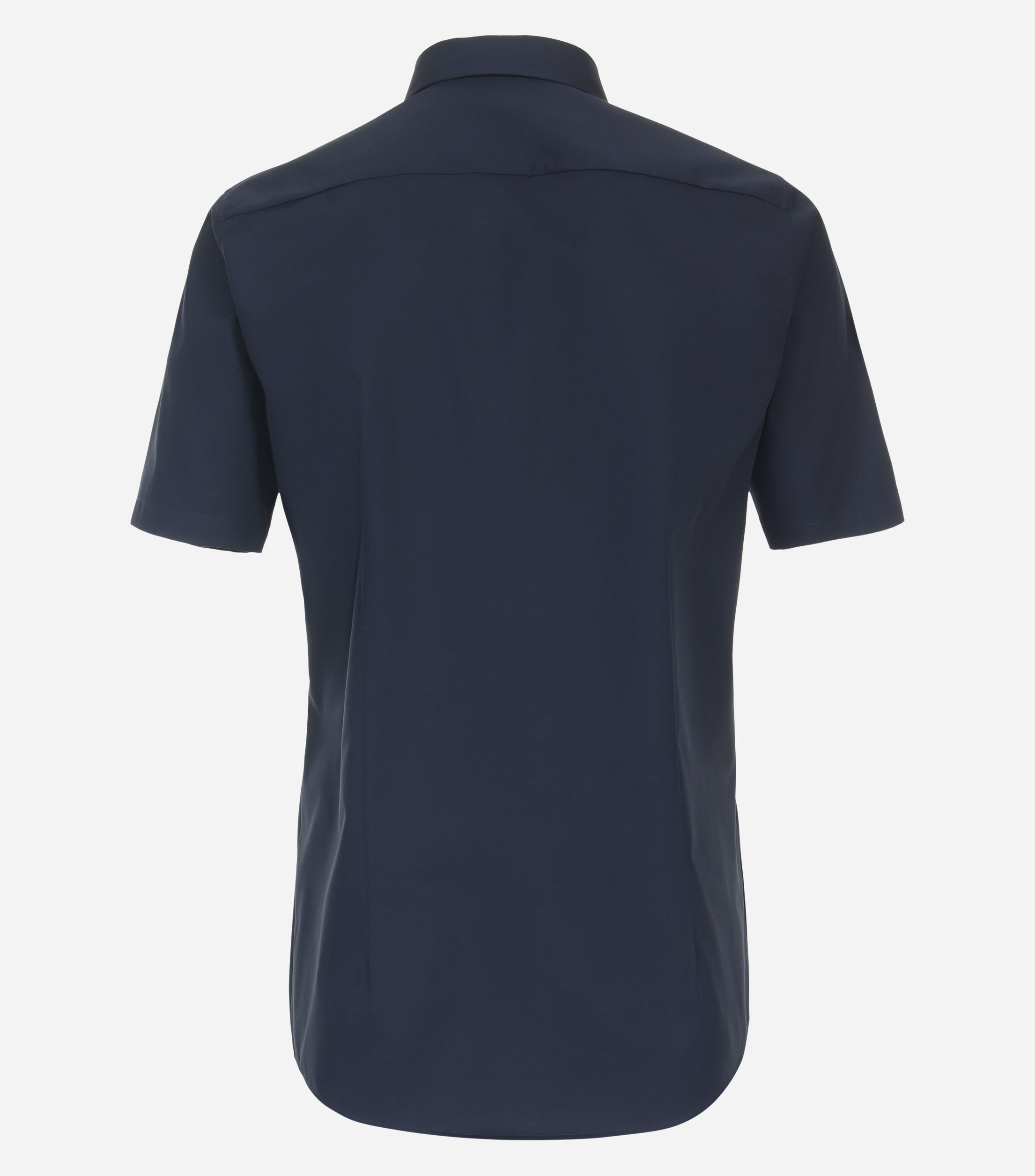 VENTI modern fit overhemd, korte mouw, twill, blauw