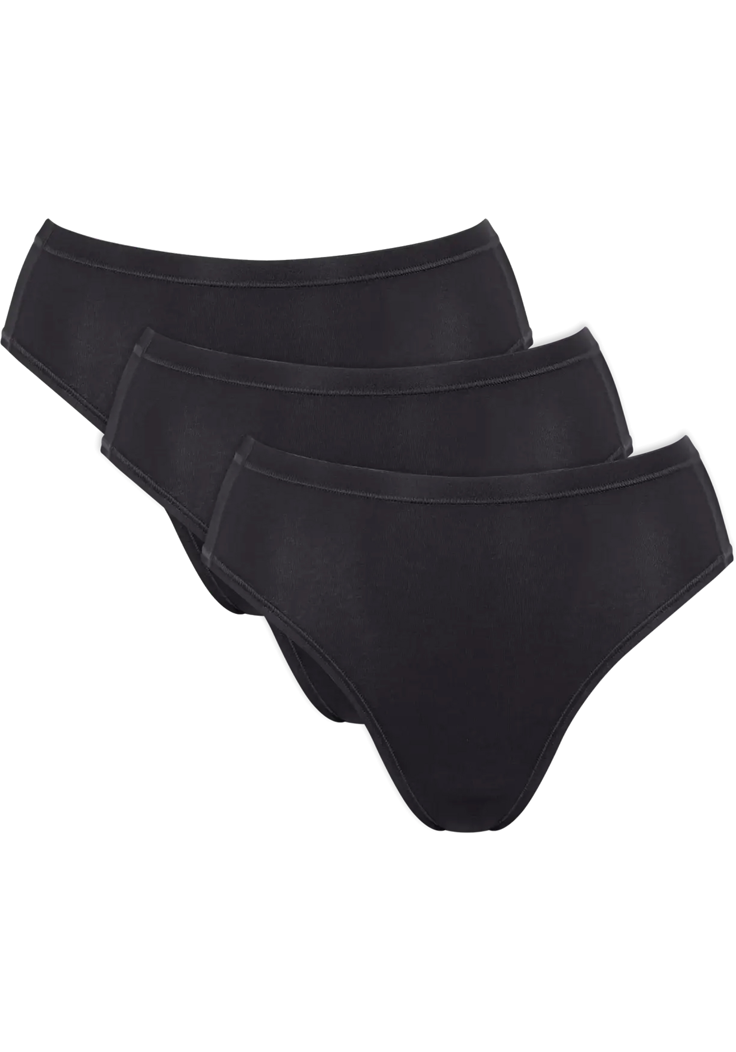 Sloggi Women GO Daily Cotton Tai (3-pack), dames slip, zwart