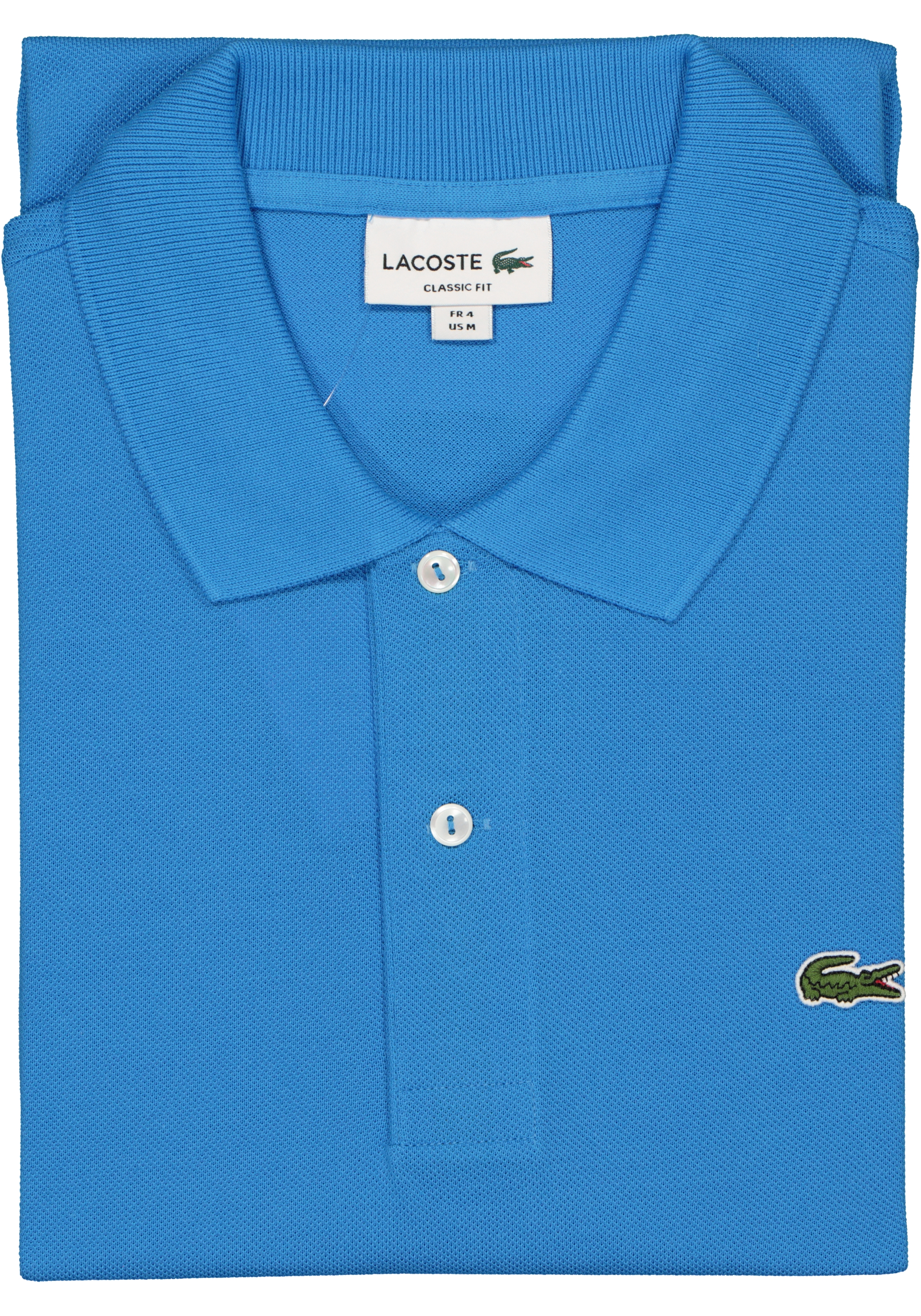 Lacoste Classic Fit polo, Ibiza blauw