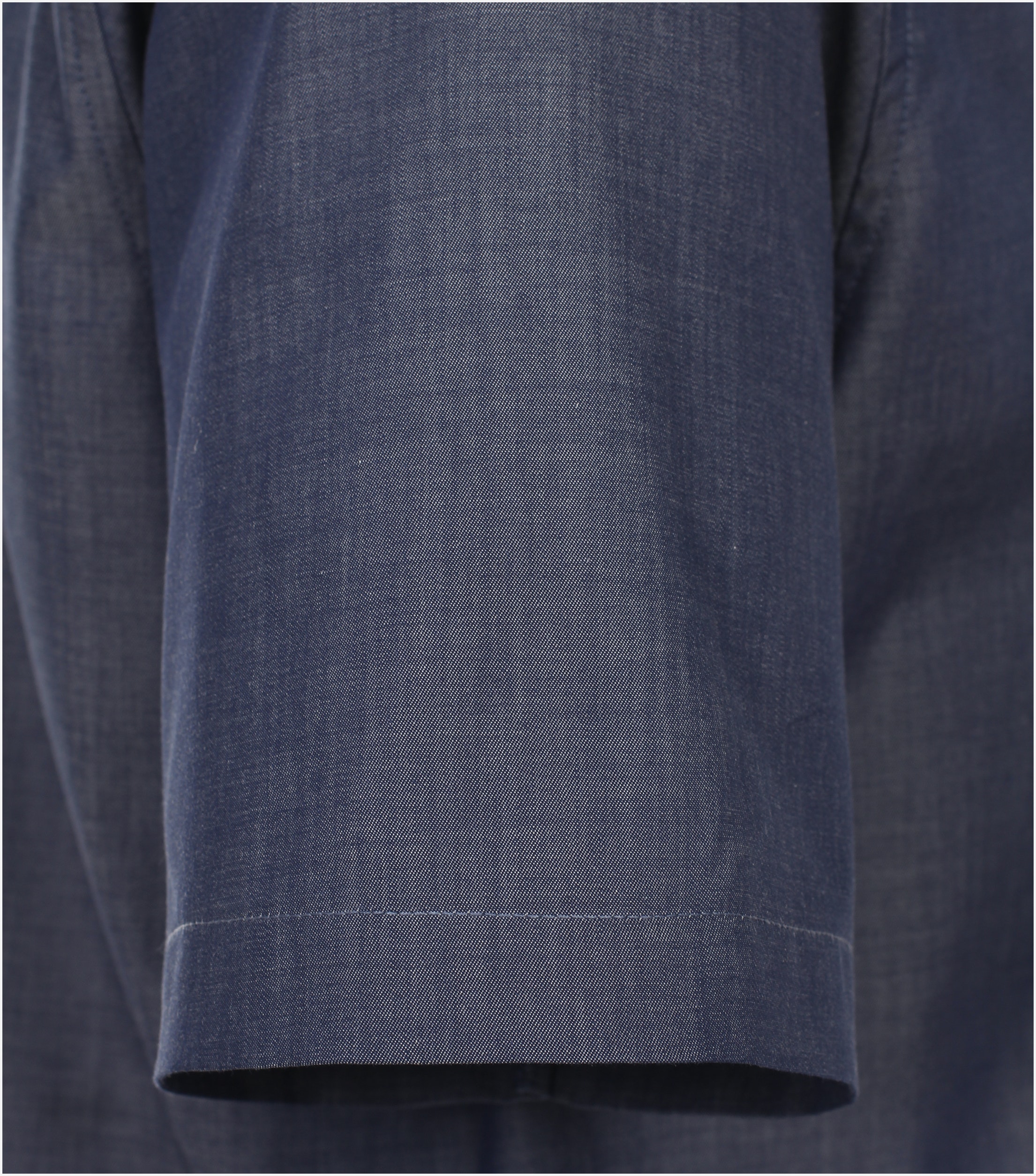 VENTI modern fit overhemd, korte mouw, twill, blauw