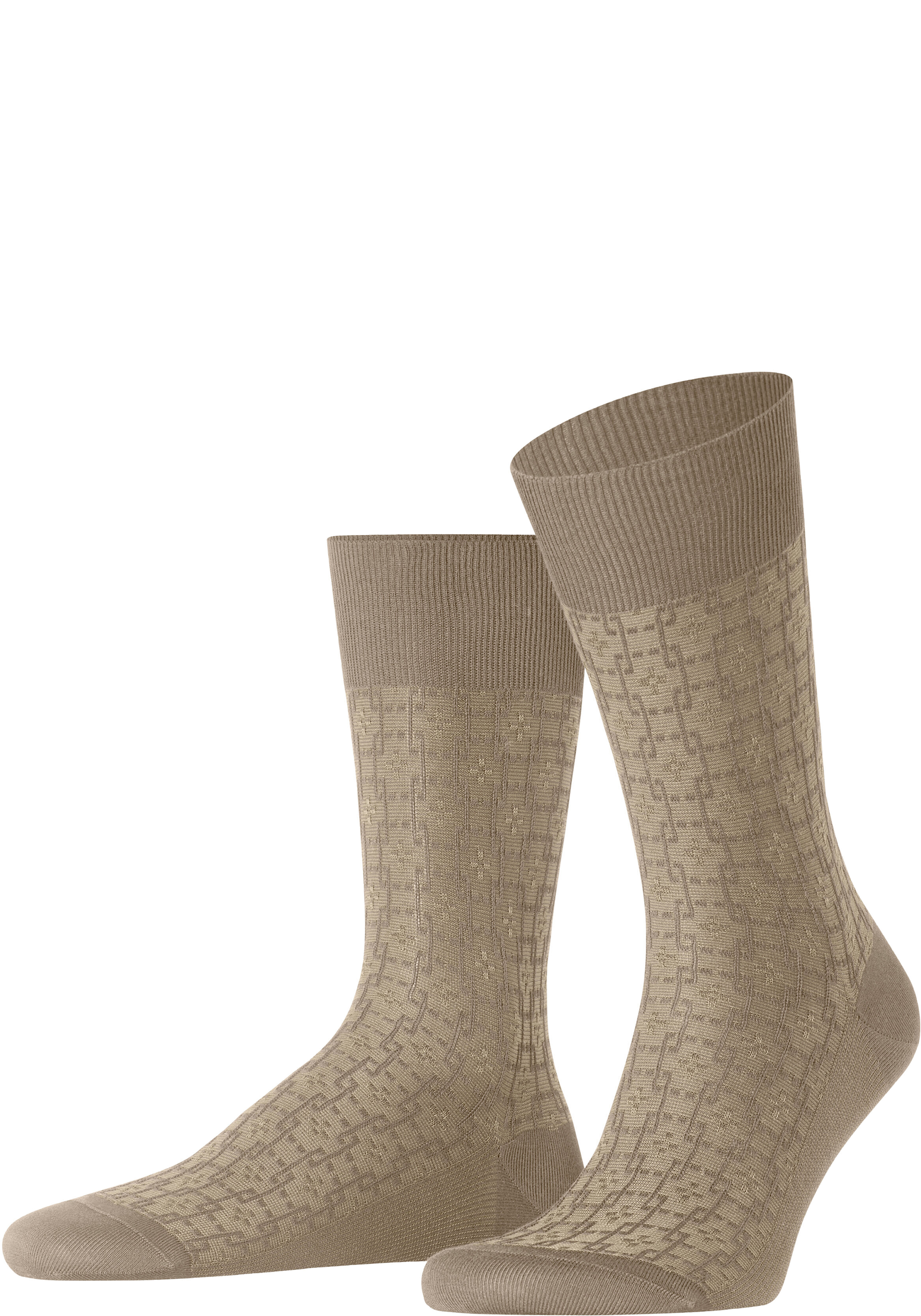 FALKE Artwork Tie herensokken, (nude)