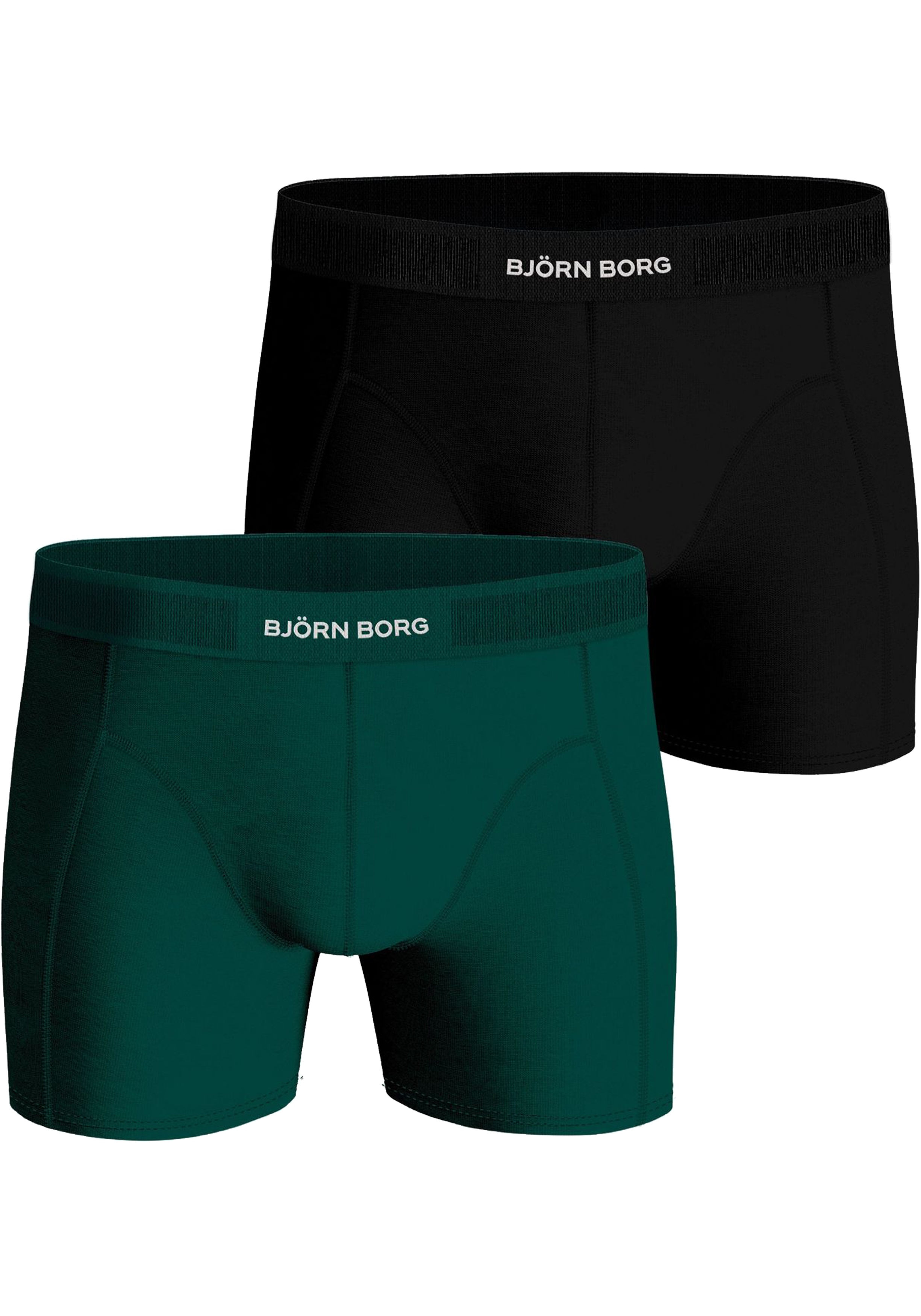 Bjorn Borg Lyocell boxers, heren boxers normale lengte (2-pack), multicolor