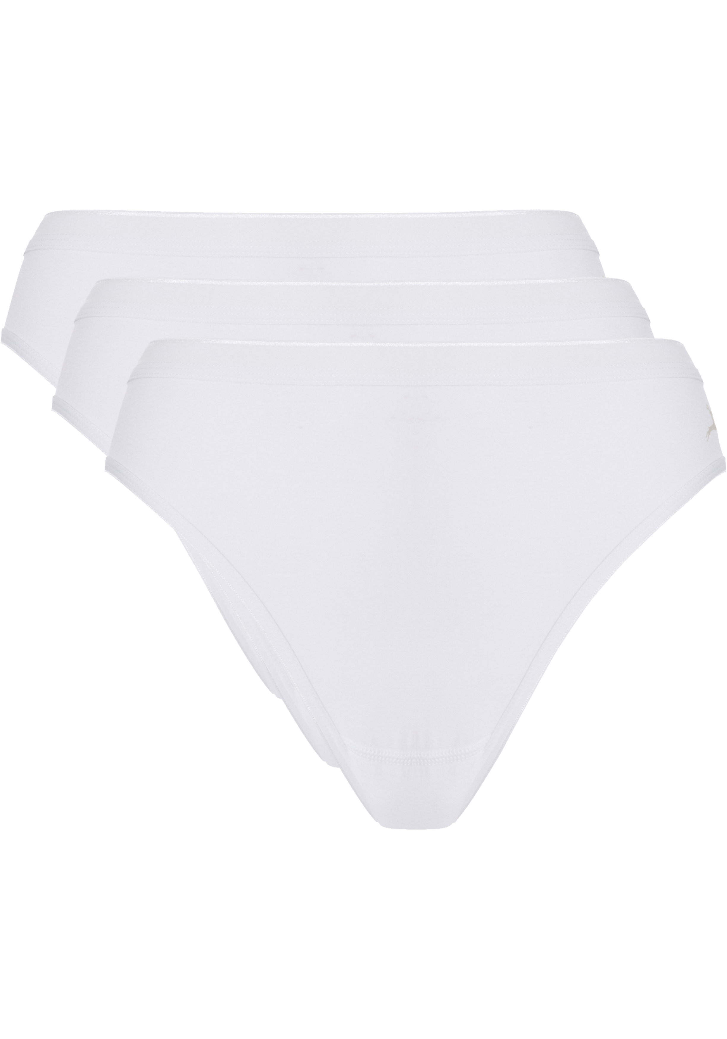 TEN CATE Basic women rio (3-pack), dames slips lage taille, wit