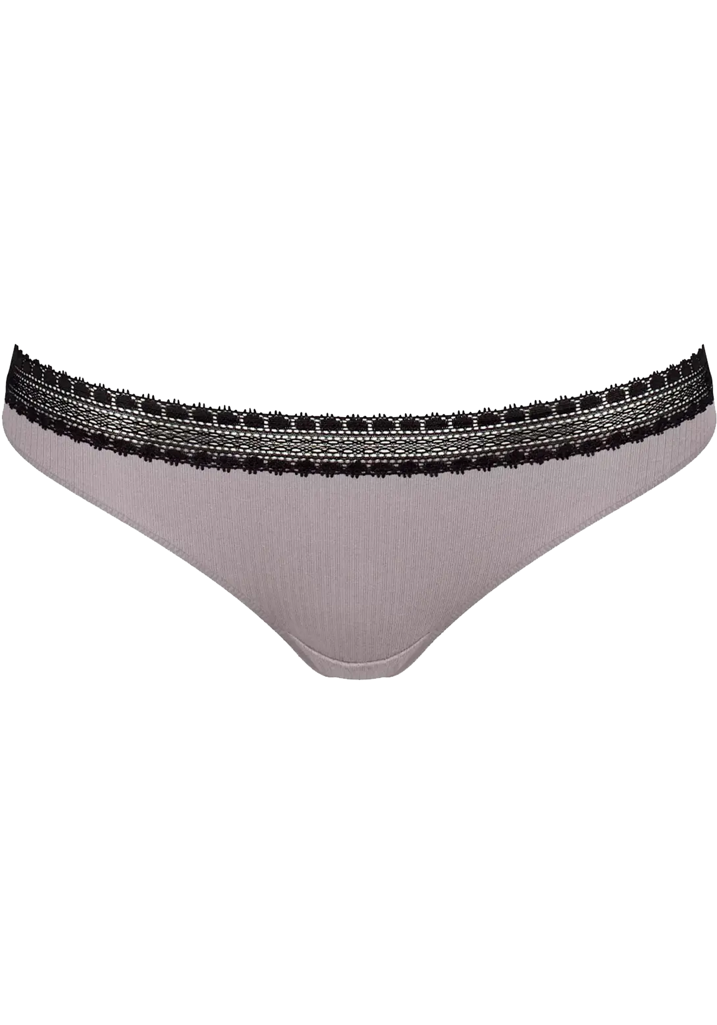 Sloggi Women GO Ribbed R Brazil (2-pack), dames slip, zwart