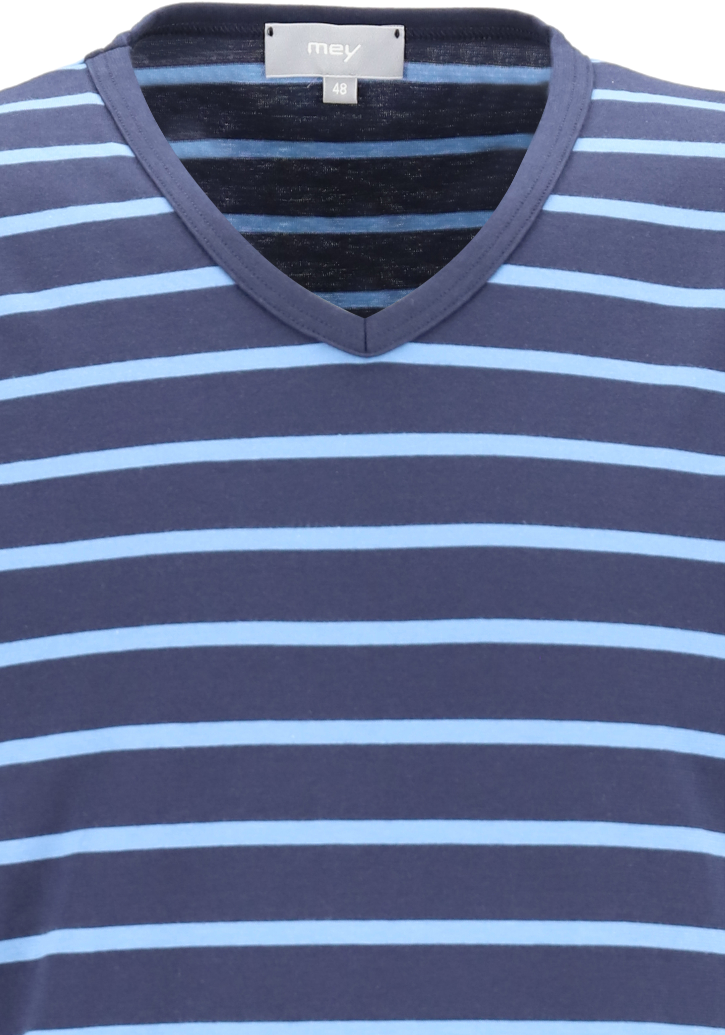 Mey heren shortama Stratford, blauw gestreept