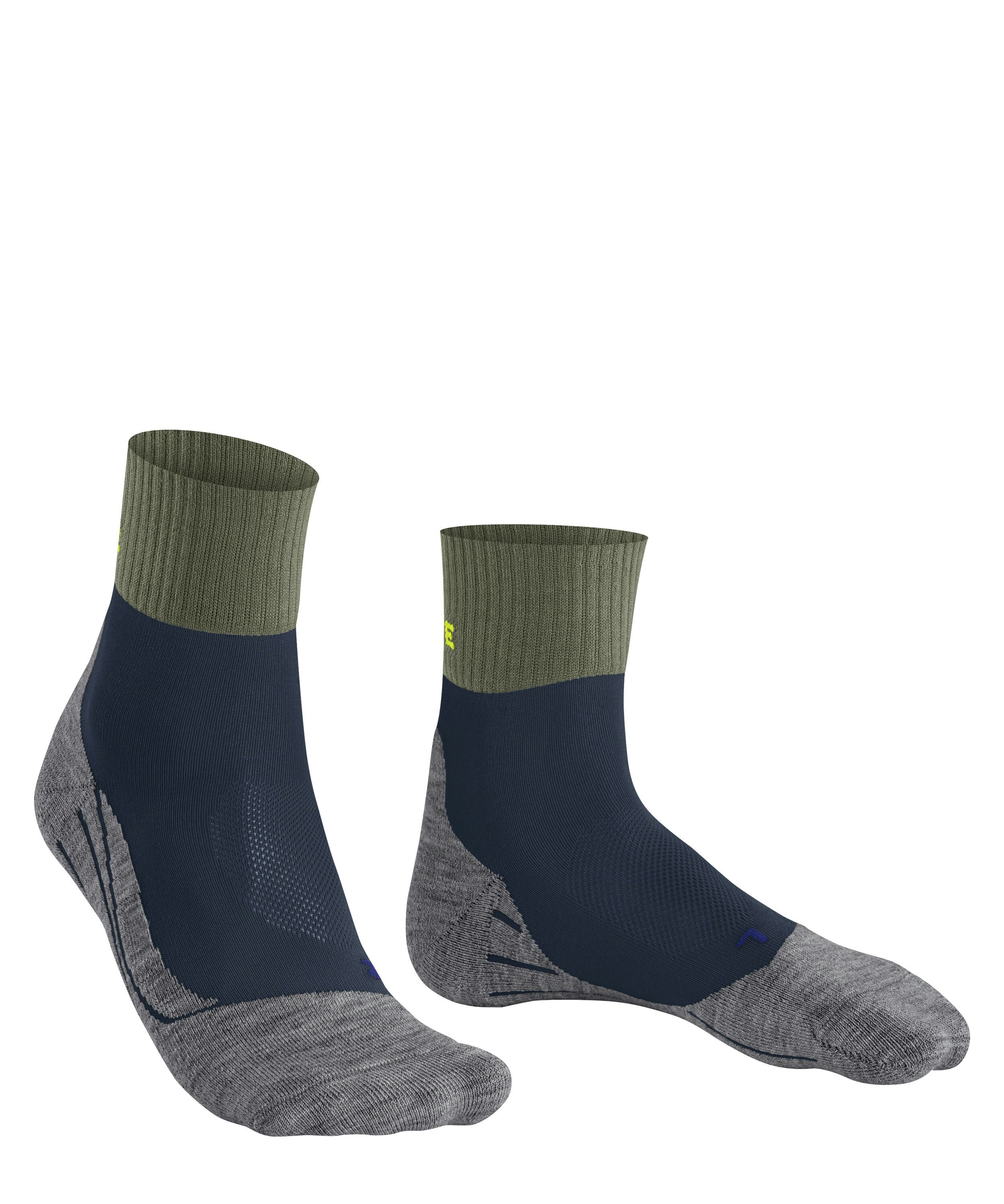 FALKE TK2 Explore Cool Short heren trekking sokken kort, blauw (space blue)