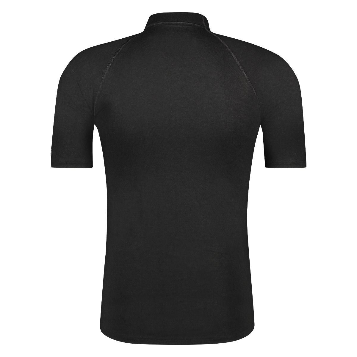 RJ Bodywear Thermo thermoshirt (1-pack), heren thermoshirt met opstaande boord, zwart