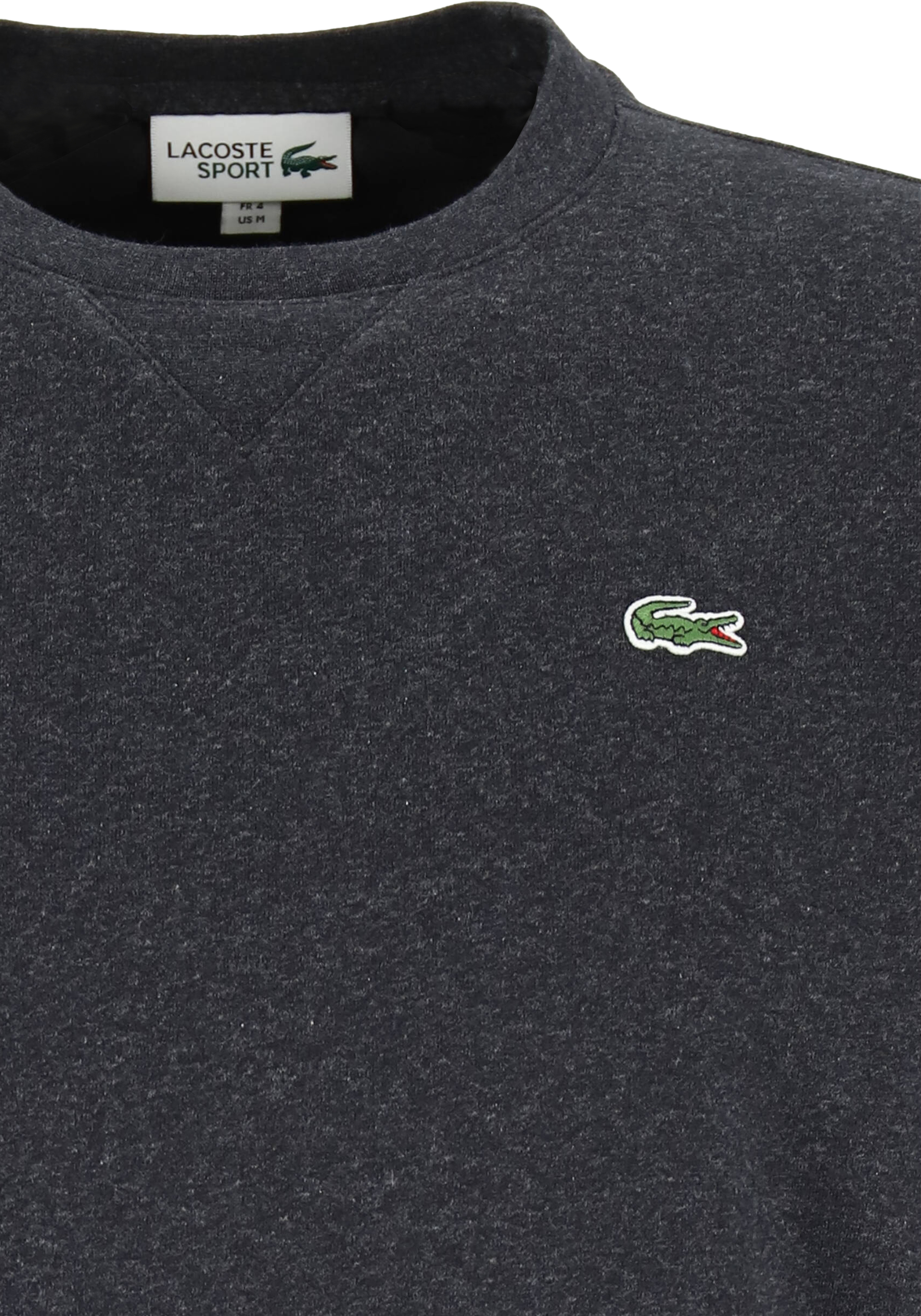 Lacoste heren sweatshirt, antraciet