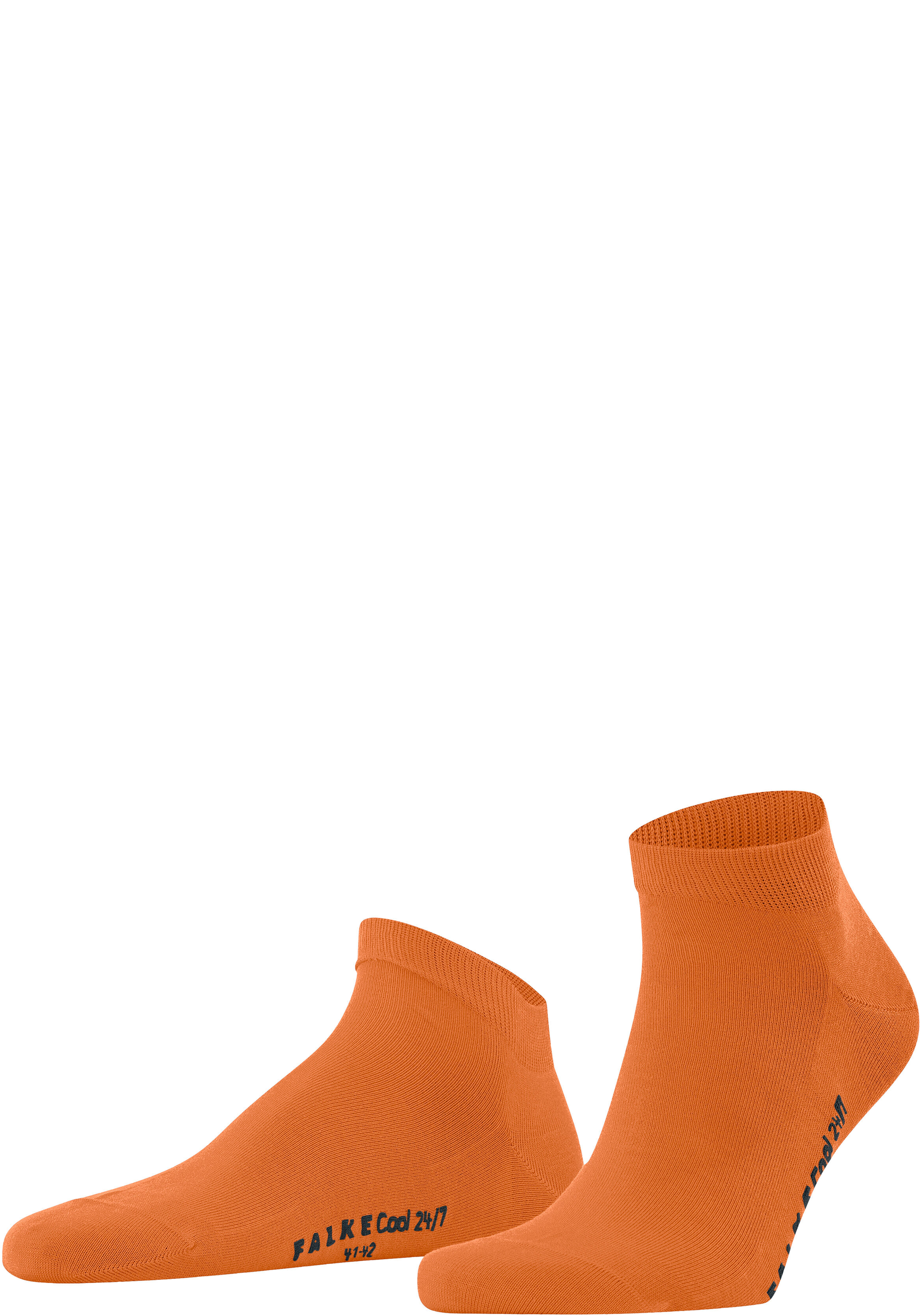 FALKE Cool 24/7 heren sneakersokken, oranje (sapote)