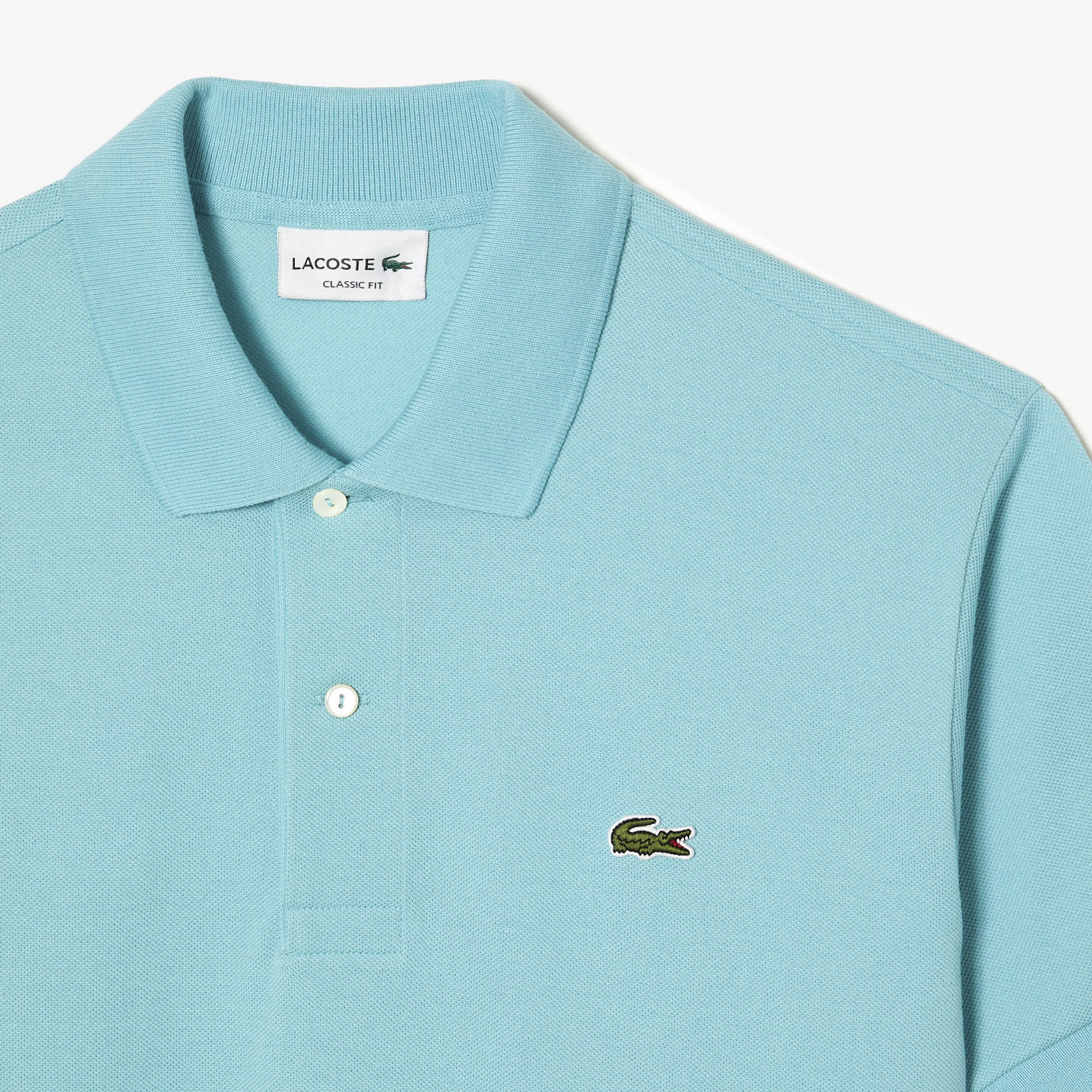 Lacoste Classic Fit polo, licht blauw-grijs