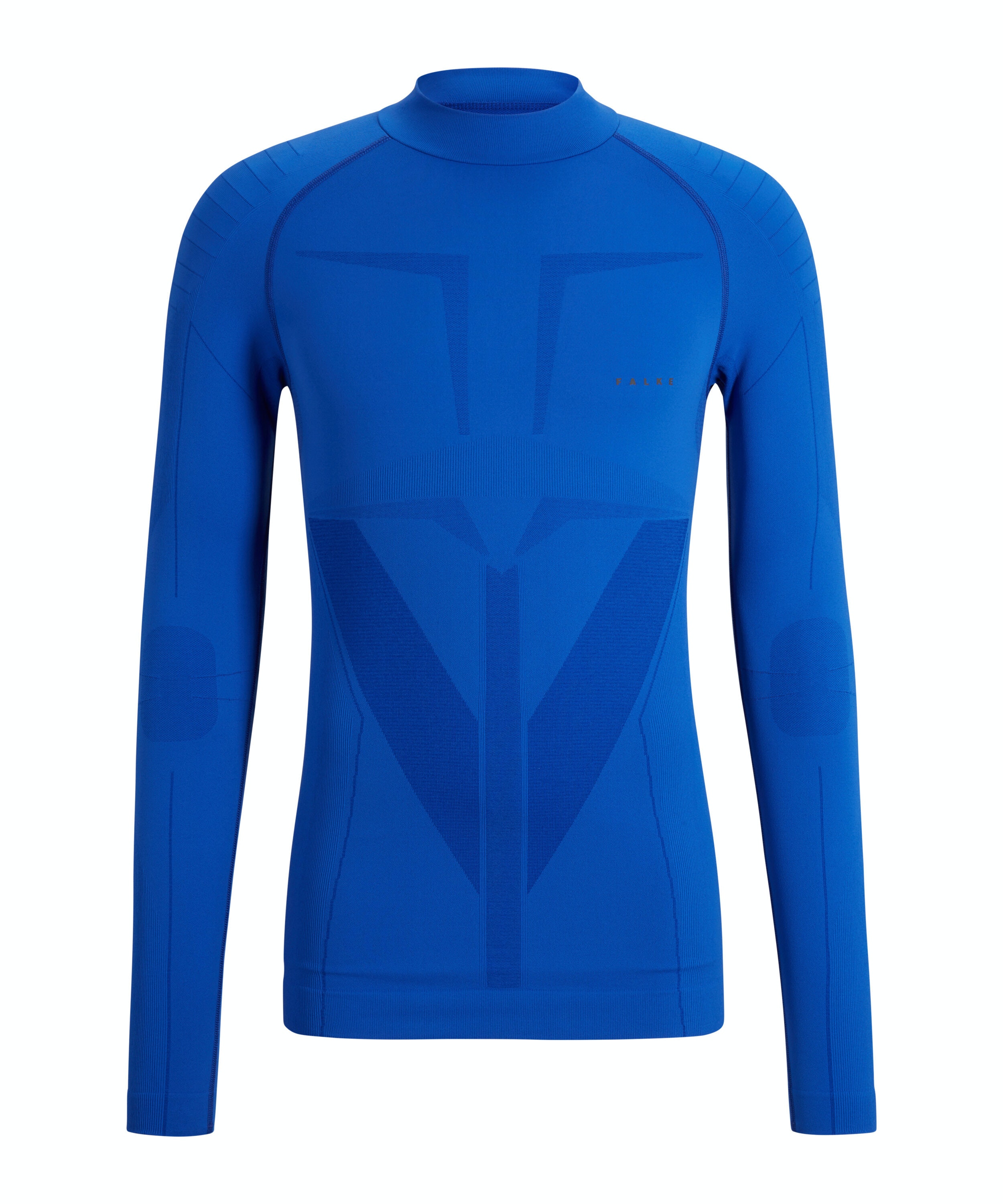 FALKE heren lange mouw shirt Warm, thermoshirt, blauw (yve)