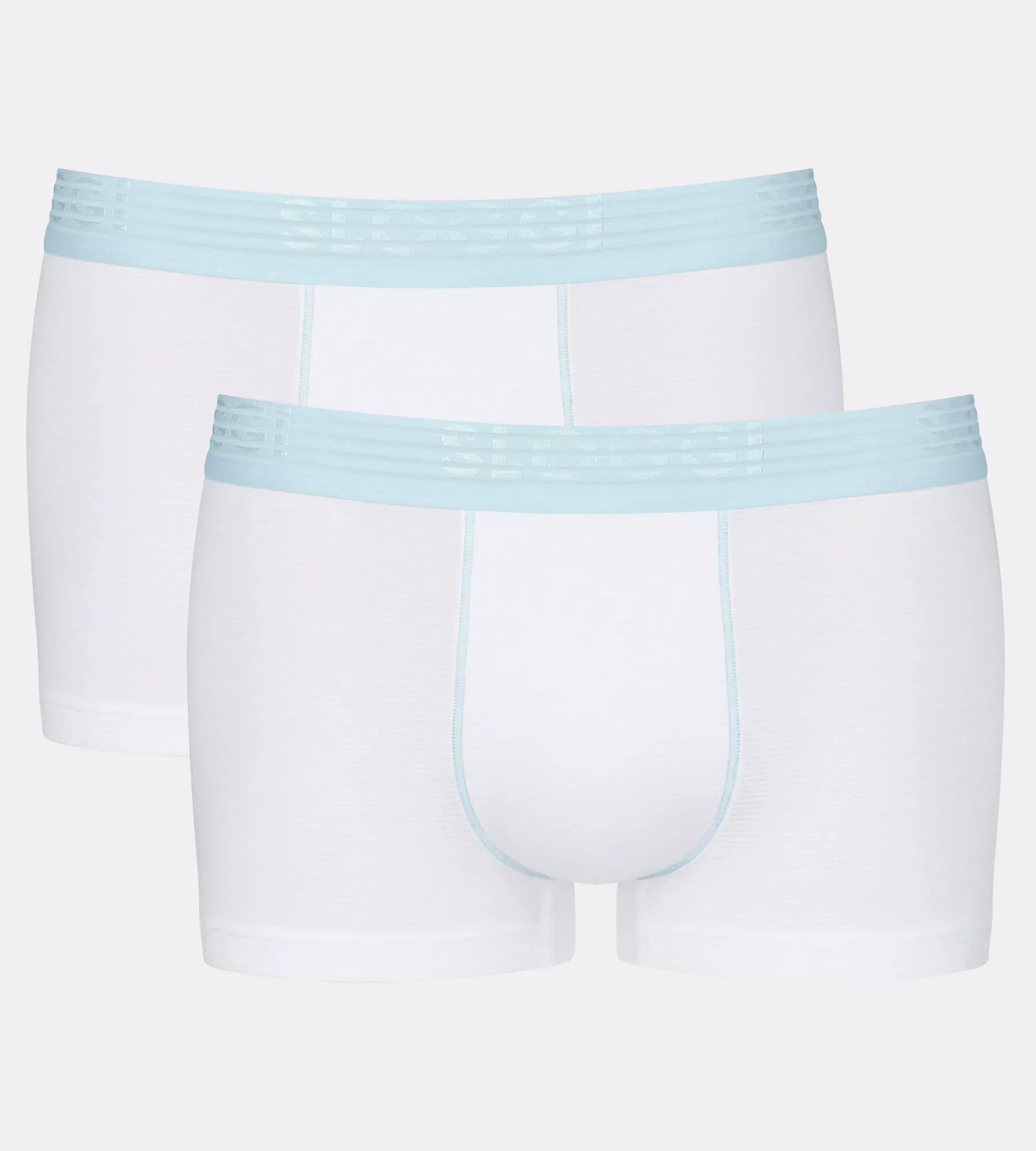 Sloggi Men EVER Cool Hipster, heren boxershort korte pijp (2-pack), wit