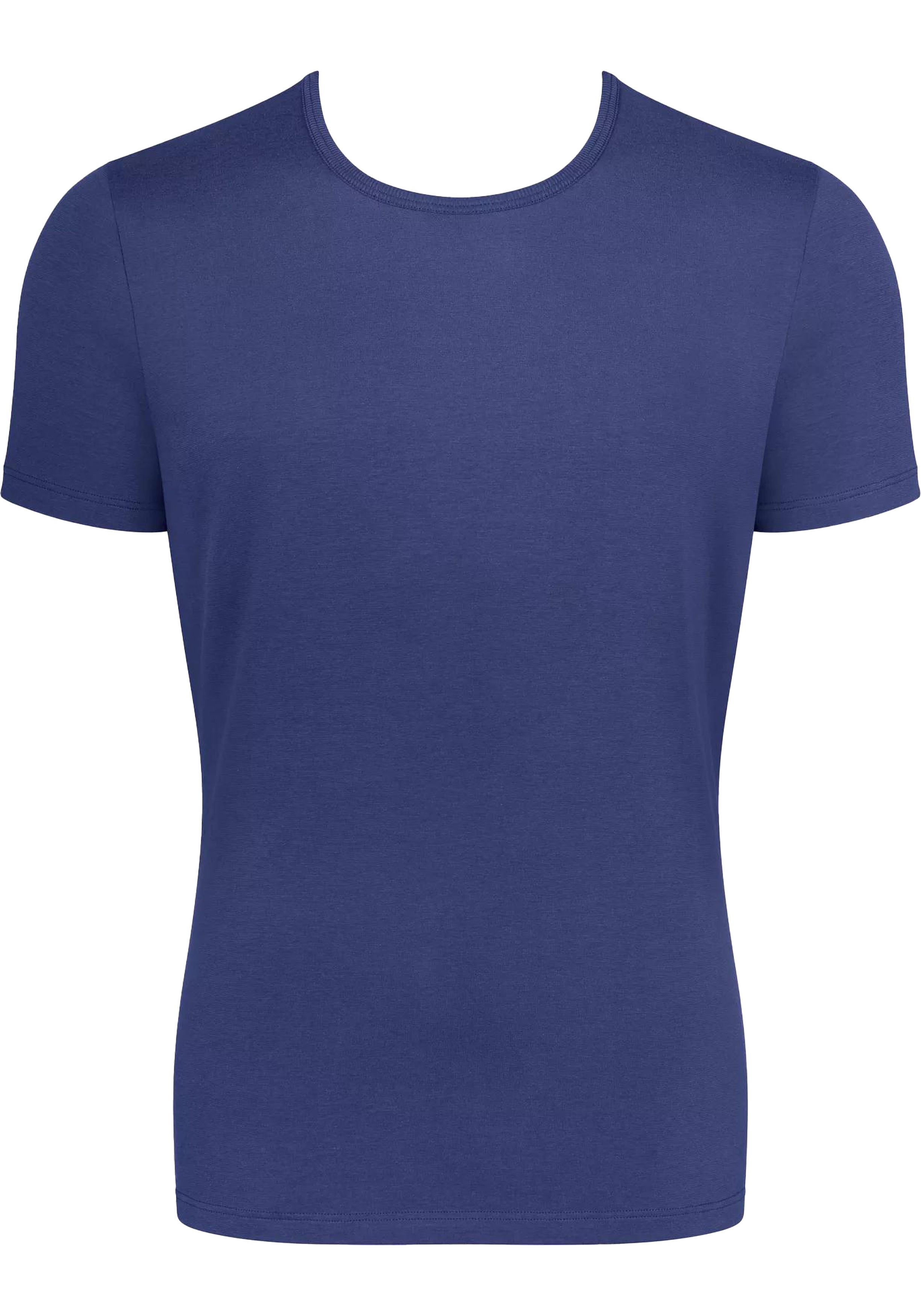 Sloggi Men GO Shirt O-Neck Slim Fit, heren T-shirt met een O-hals (1-pack), blauw