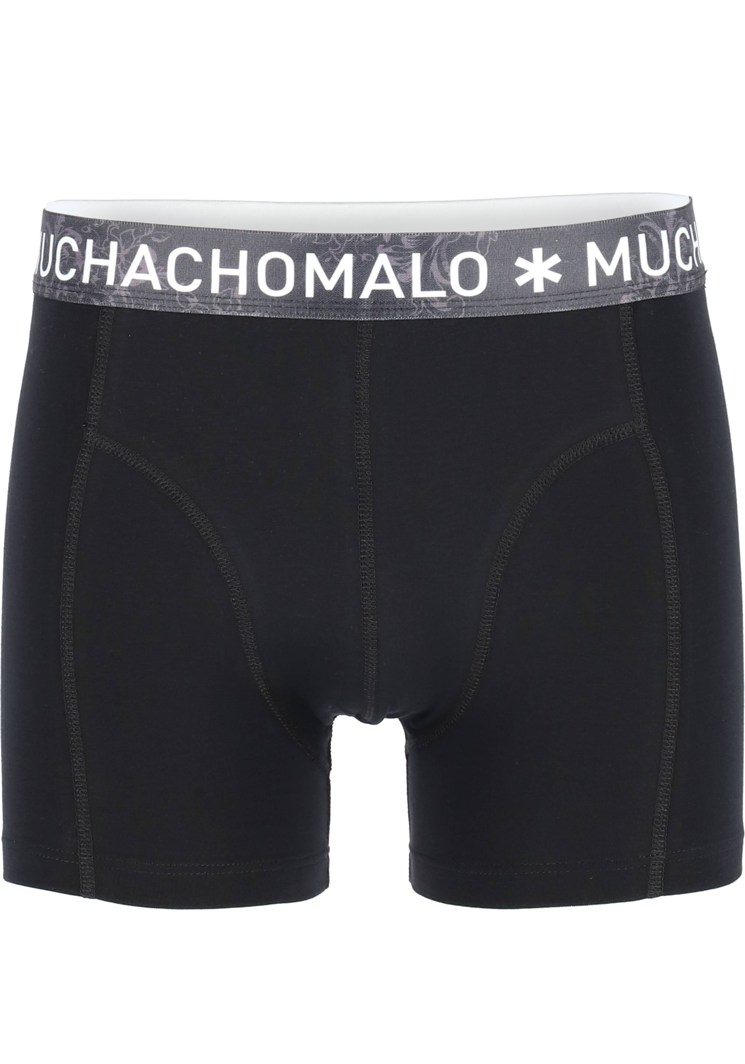 Muchachomalo heren boxershorts (4-pack), shorts King Kong Cuban Link, print, blauw, zwart