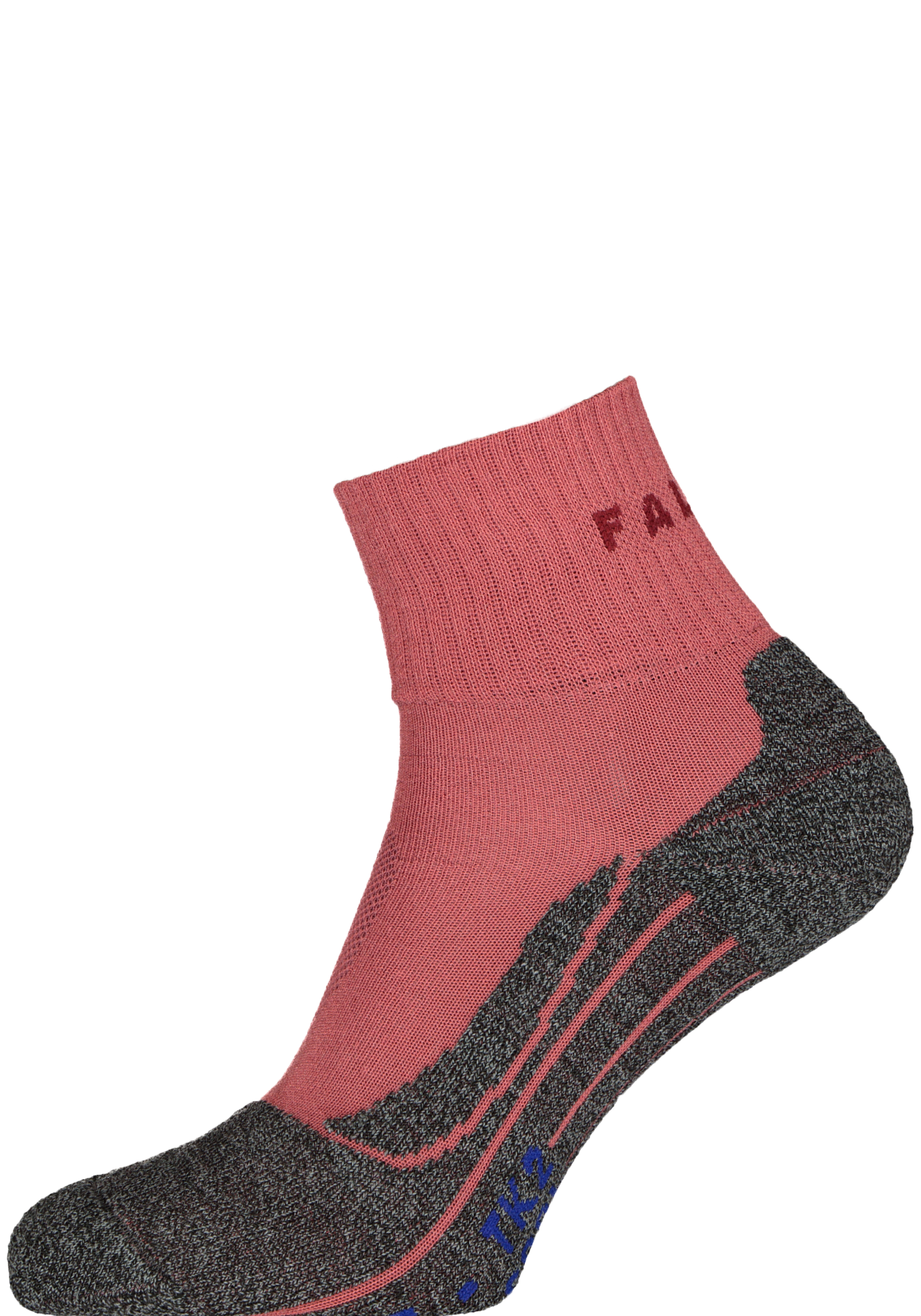 FALKE TK2 Cool Short dames wandelsokken, roze (mixed berry)