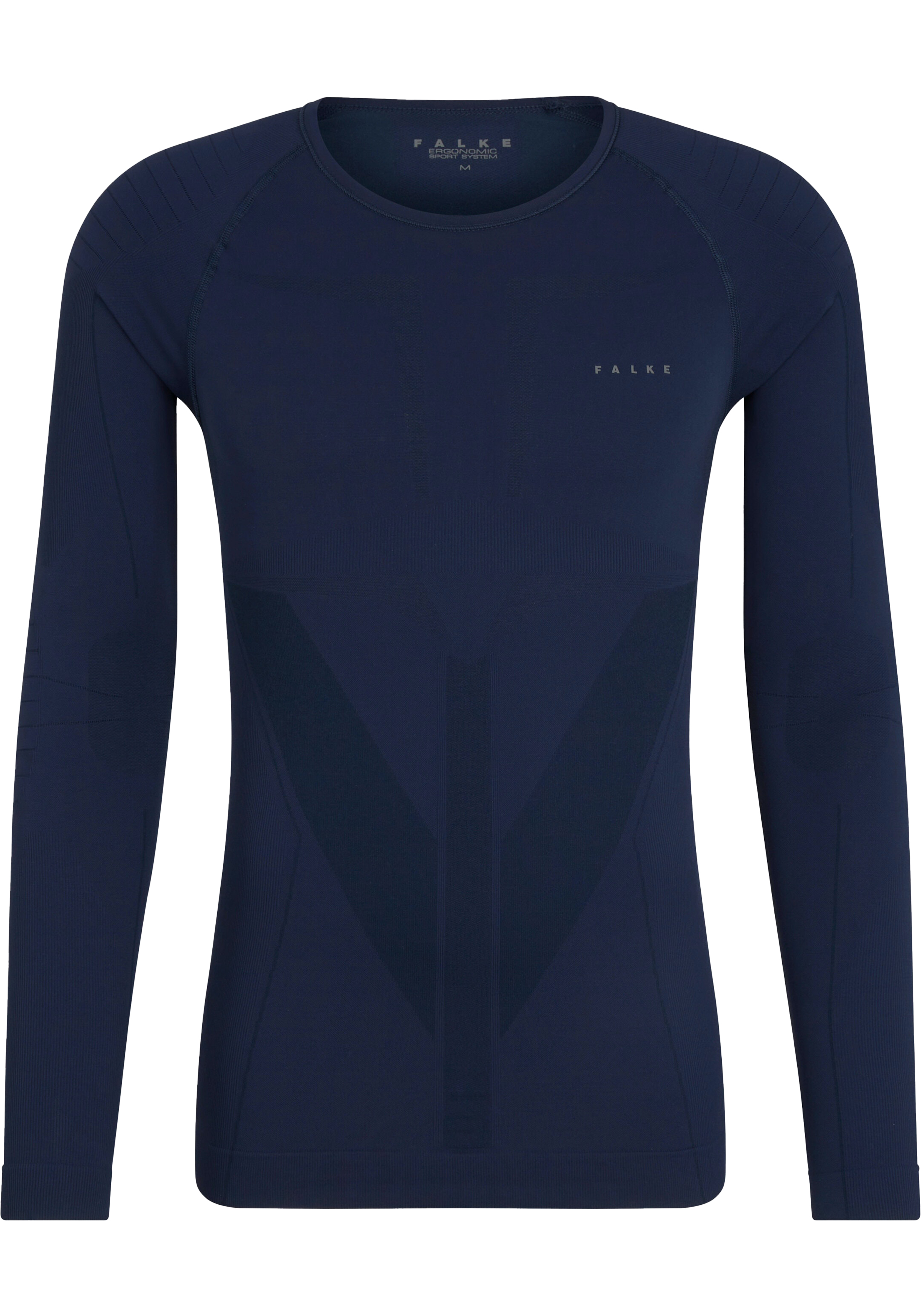 FALKE heren lange mouw shirt Warm, thermoshirt, blauw (space blue)