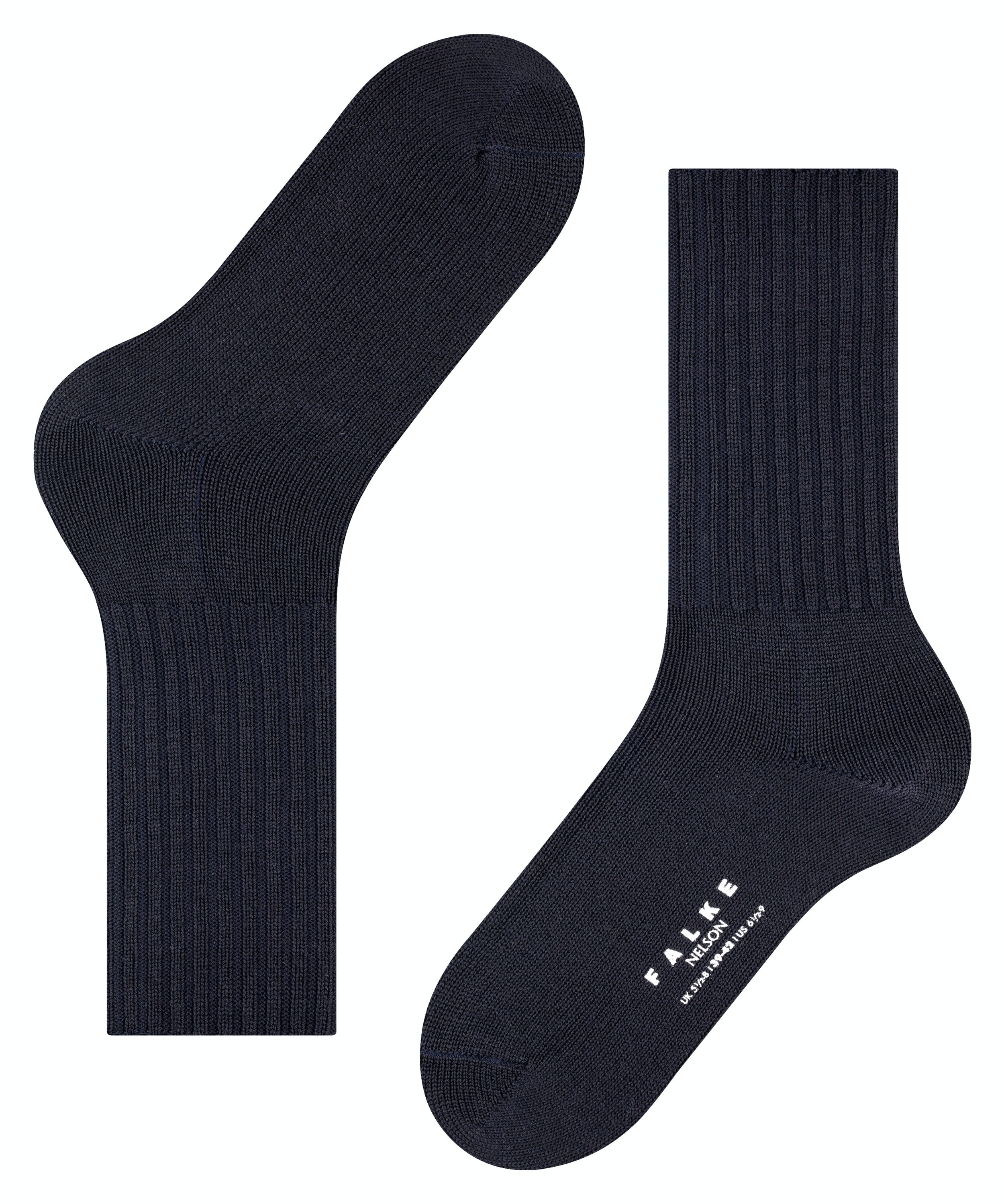 FALKE Nelson herensokken, donkerblauw (dark navy)