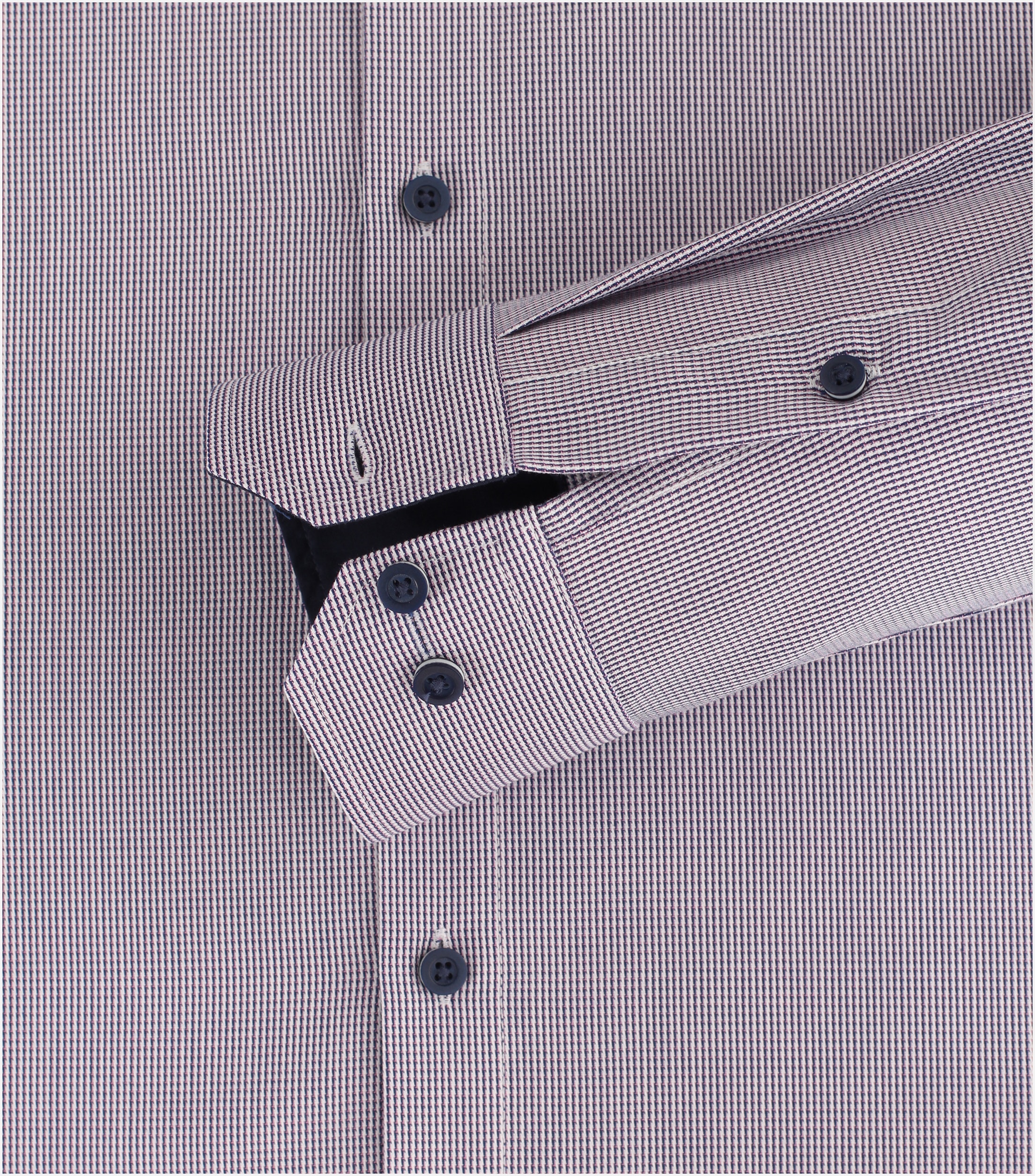Redmond slim fit overhemd, popeline, paars