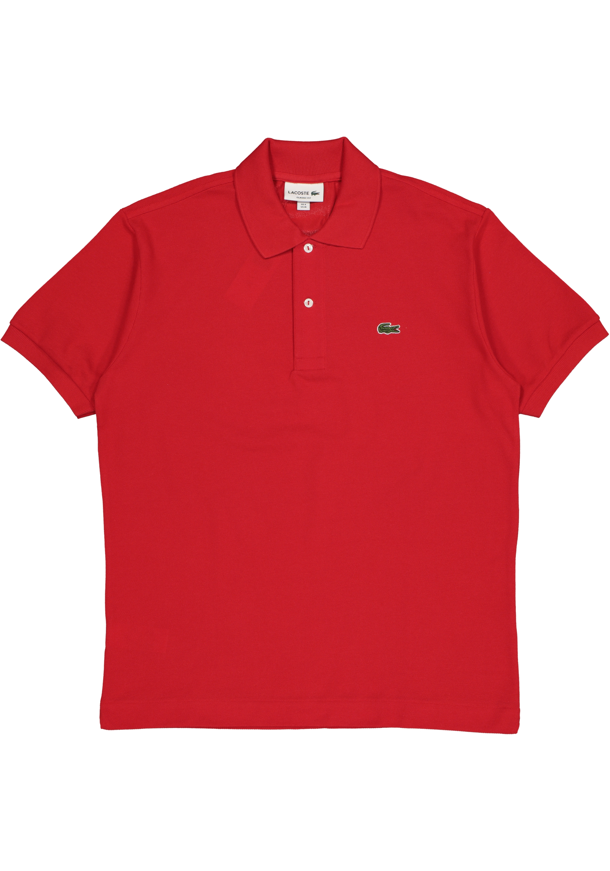Lacoste Classic Fit polo, rood