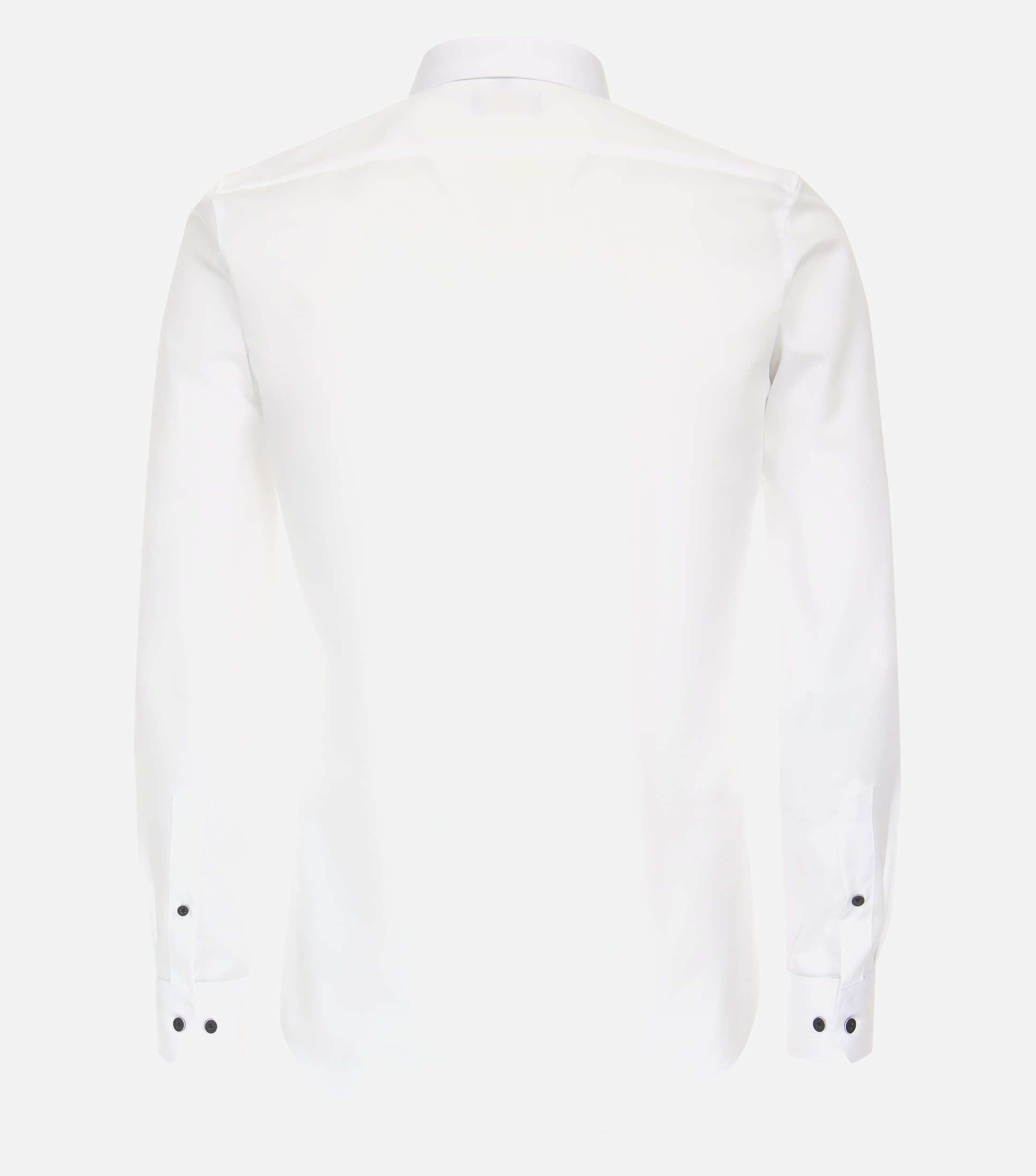 Redmond slim fit overhemd, popeline, wit