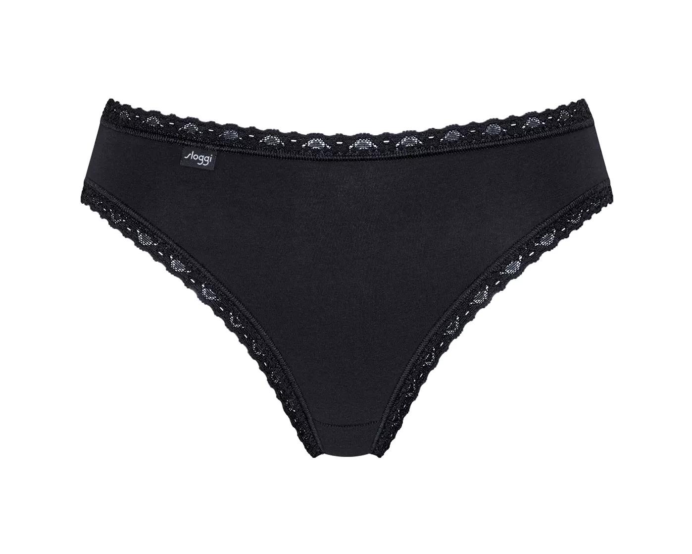 Sloggi Women 24/7 Weekend Tai (3-pack), dames slip, zwart
