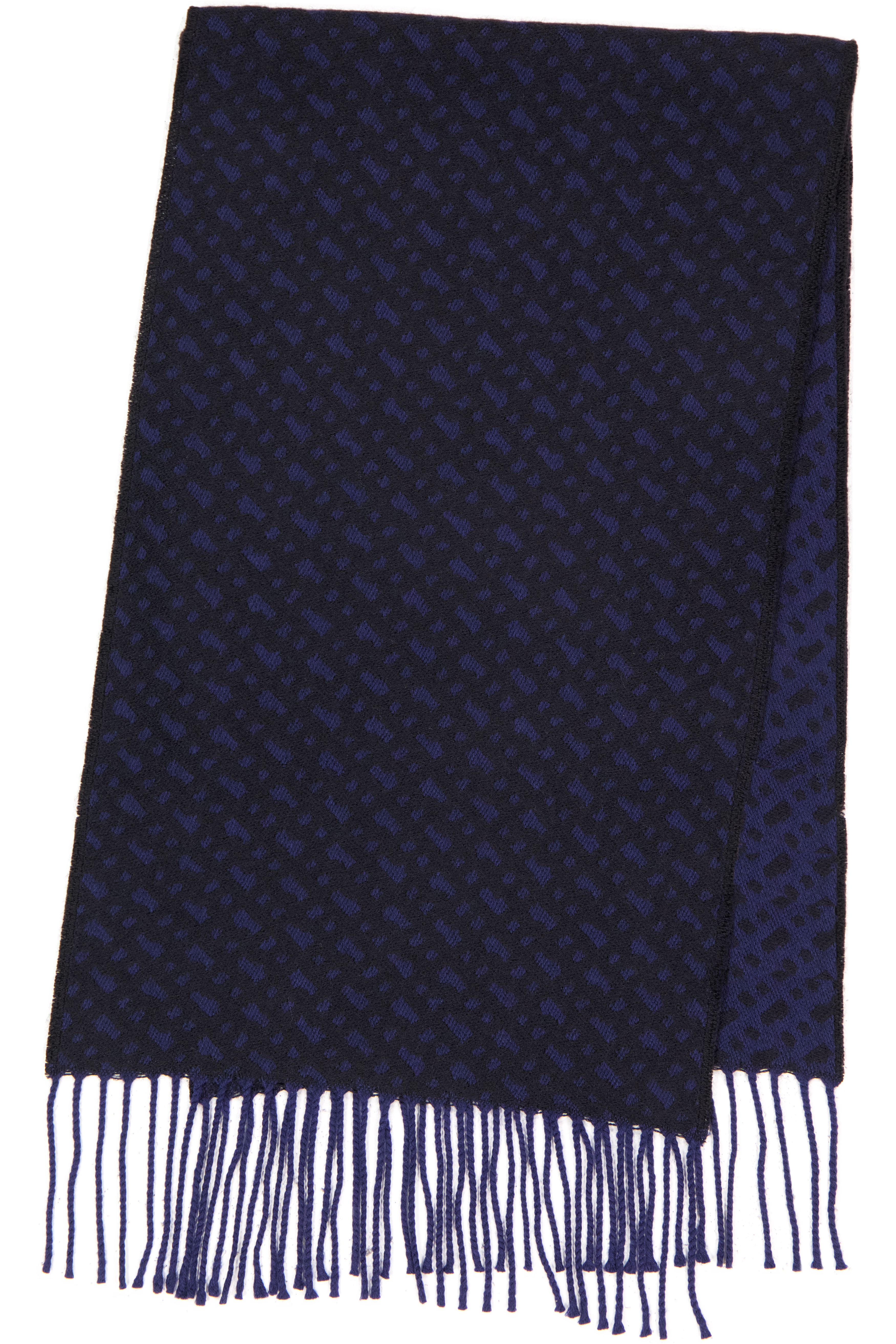 LINDENMANN Sjaal heren blauw-rood heren sjaal dun 55% katoen