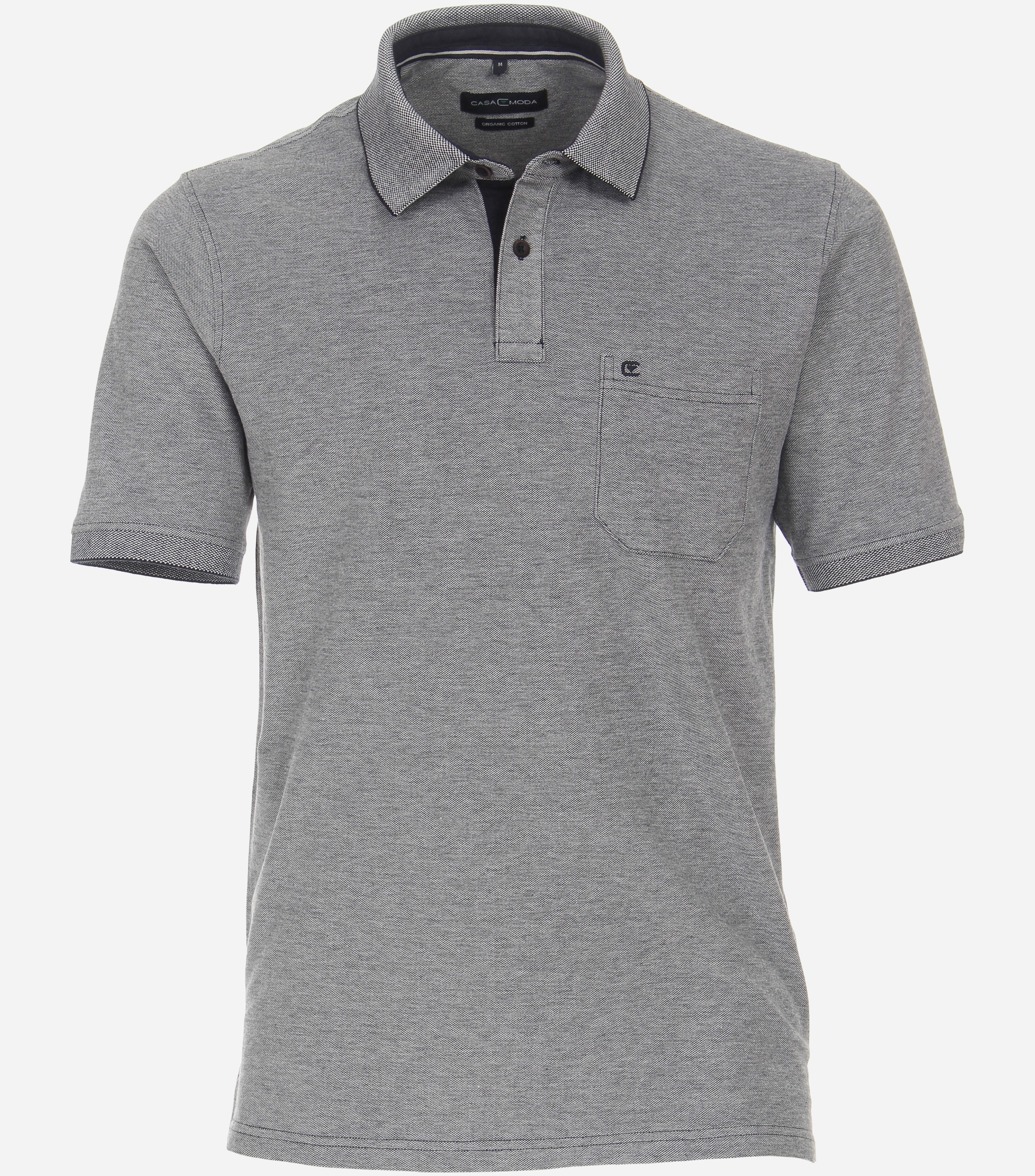 CASA MODA comfort fit heren polo, blauw
